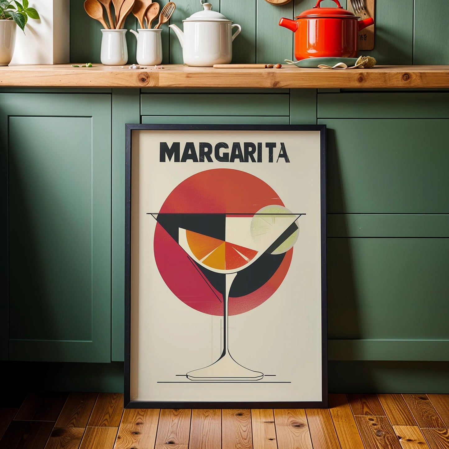 Margarita Kokteyli Modern Poster Mutfak Duvar Tablosu
