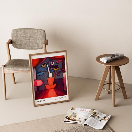 Paul Klee Sonbahar Çiçeği 1922 Suluboya I Duvar Tablosu