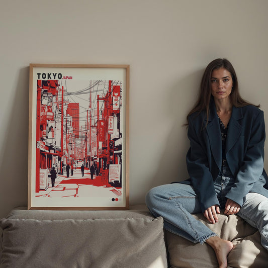 Tokyo Japonya Sokakları