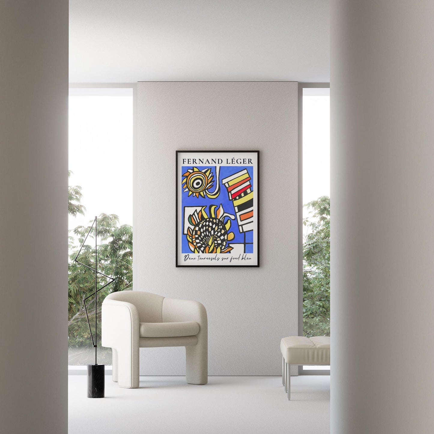 Fernand Leger XIX Duvar Tablosu