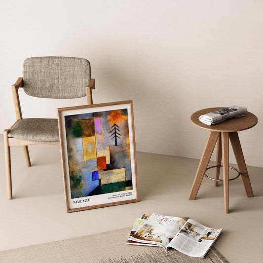 Paul Klee Küçük Ladin Resmi 1922 Suluboya I Duvar Tablosu