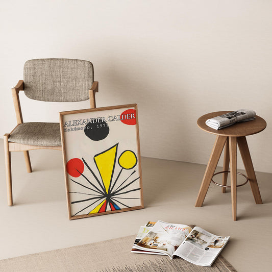 Alexander Sandy Calder X Duvar Tablosu