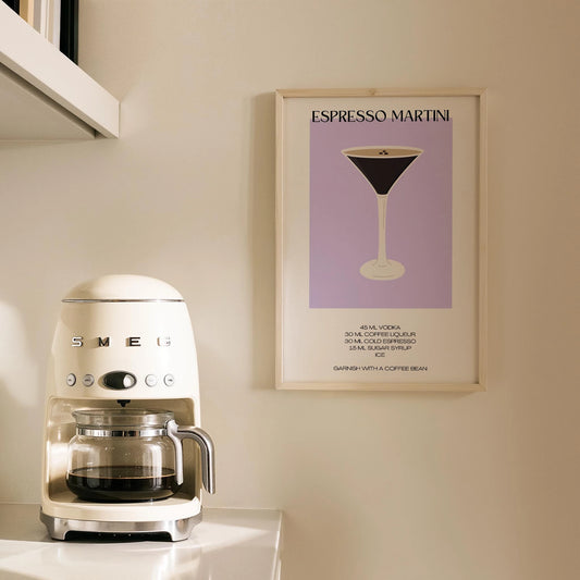 Espresso Martini Kokteyl Tarifi Mutfak Duvar Tablosu