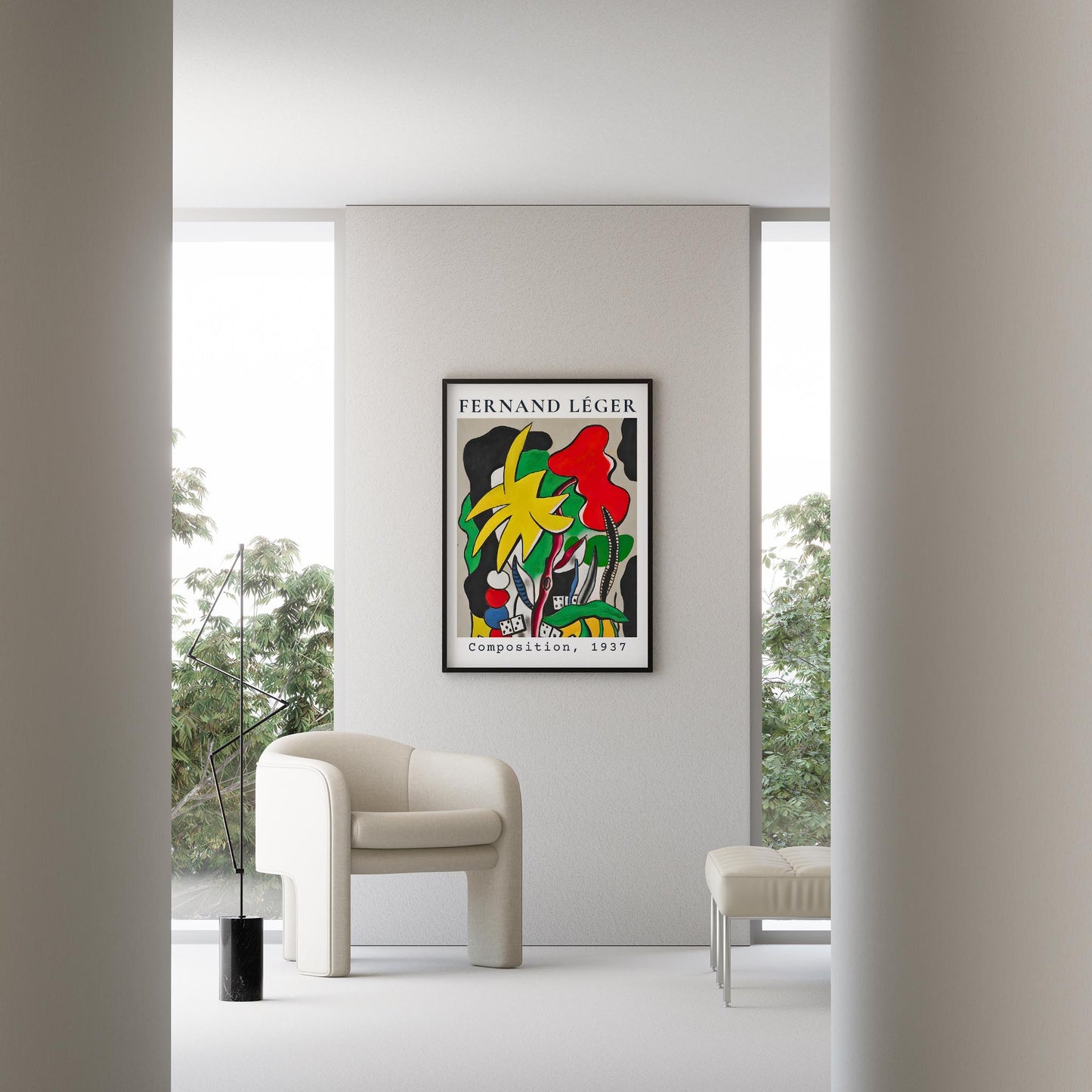 Fernand Leger 40 Duvar Tablosu