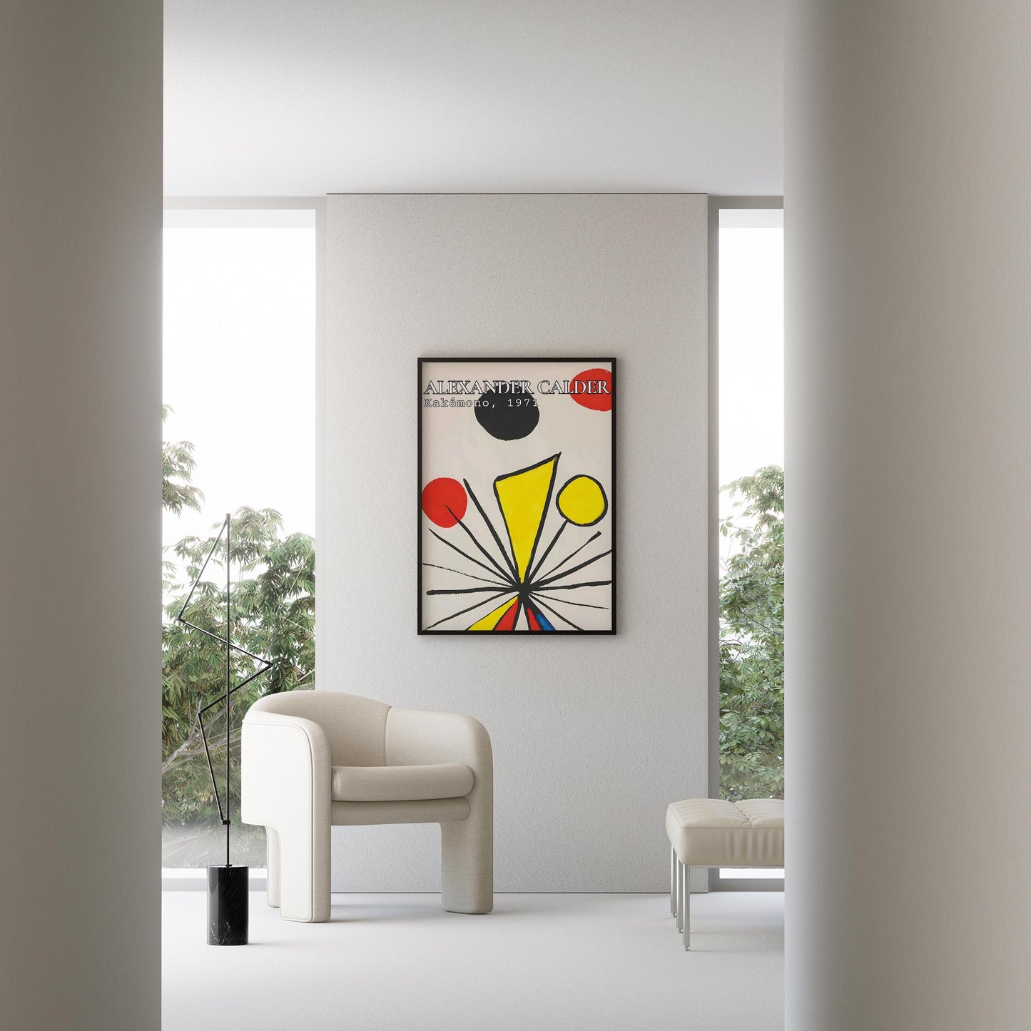 Alexander Sandy Calder X Duvar Tablosu