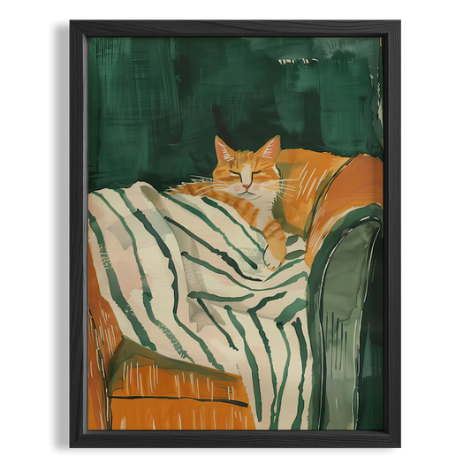 Kedi Portre IV - Zümrüt Çizgili