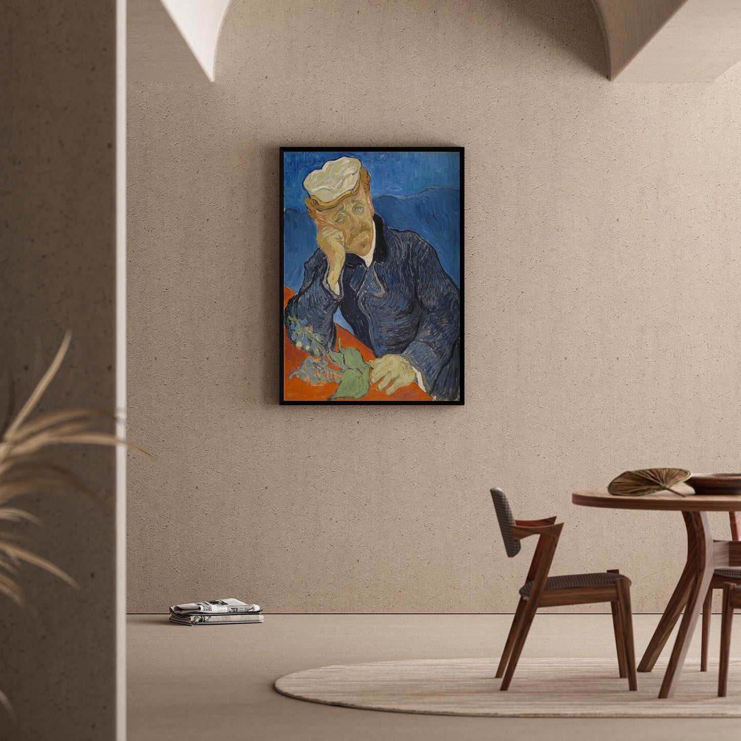 Dalgın Adam - Vincent Van Gogh Ahşap Duvar Tablosu
