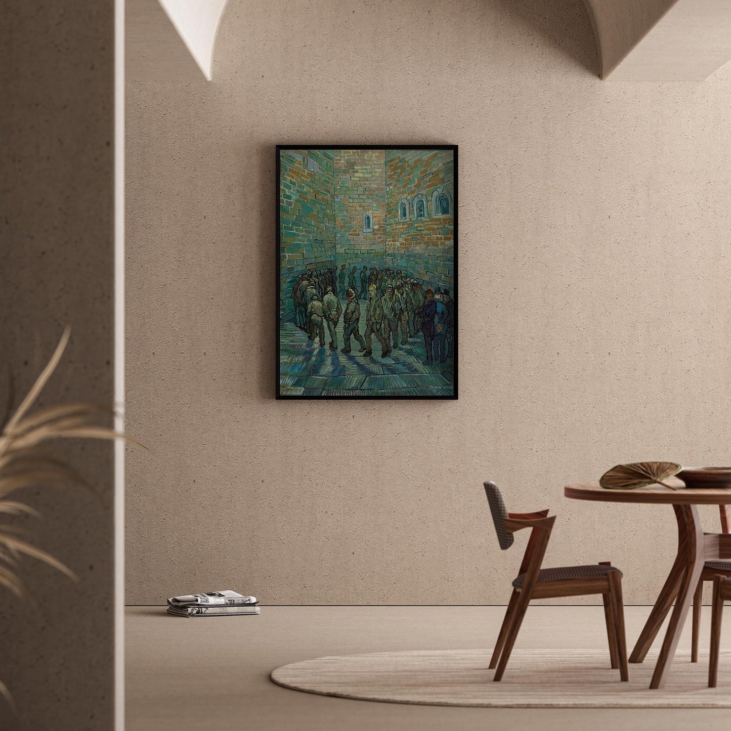 Askerler - Vincent Van Gogh Ahşap Duvar Tablosu