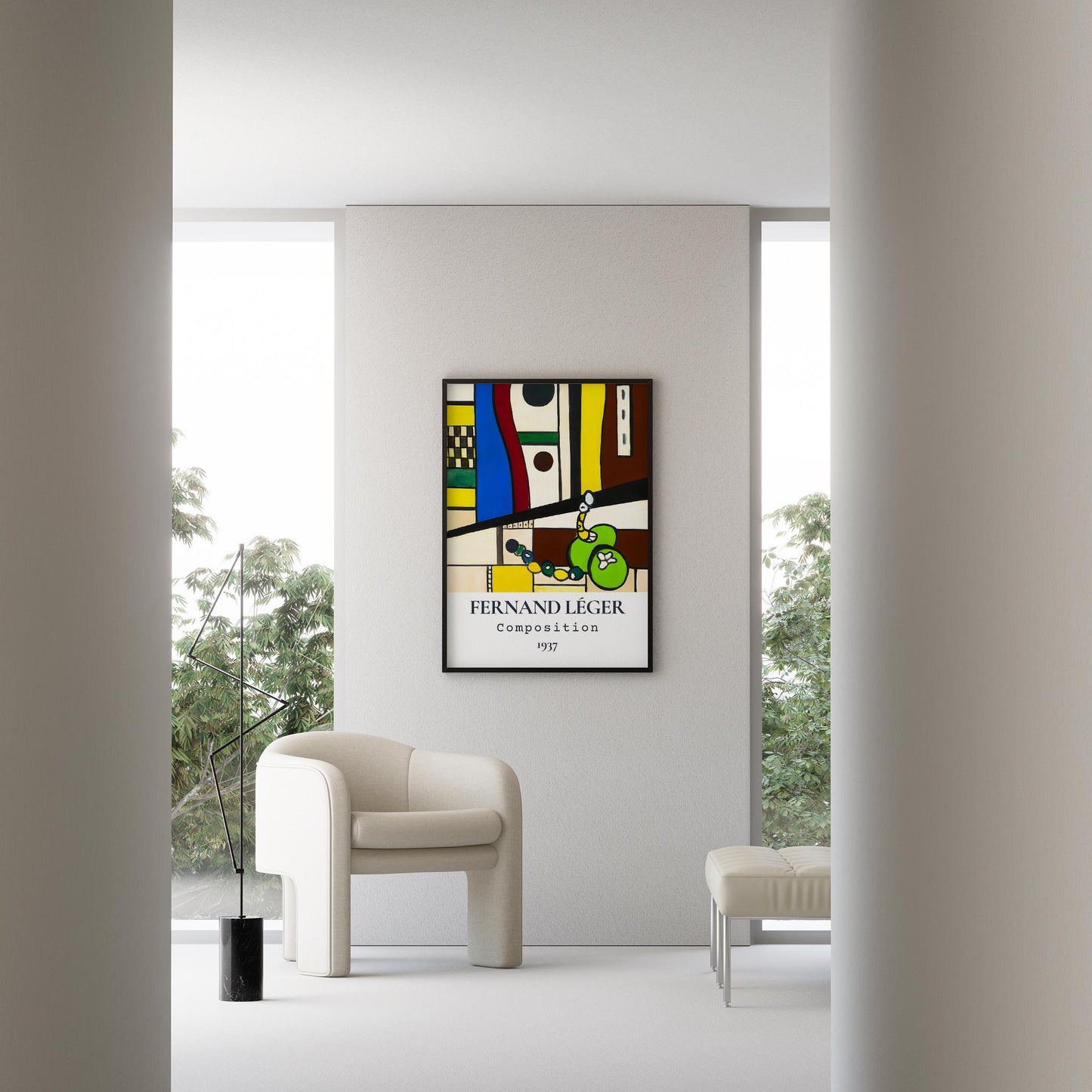 Fernand Leger XX Duvar Tablosu
