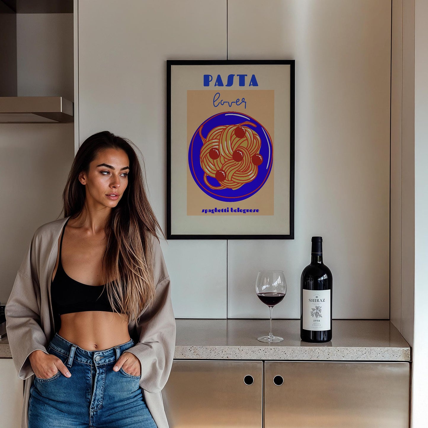 Pasta Lovers İtalya Koleksiyonu Mutfak Duvar Tablosu