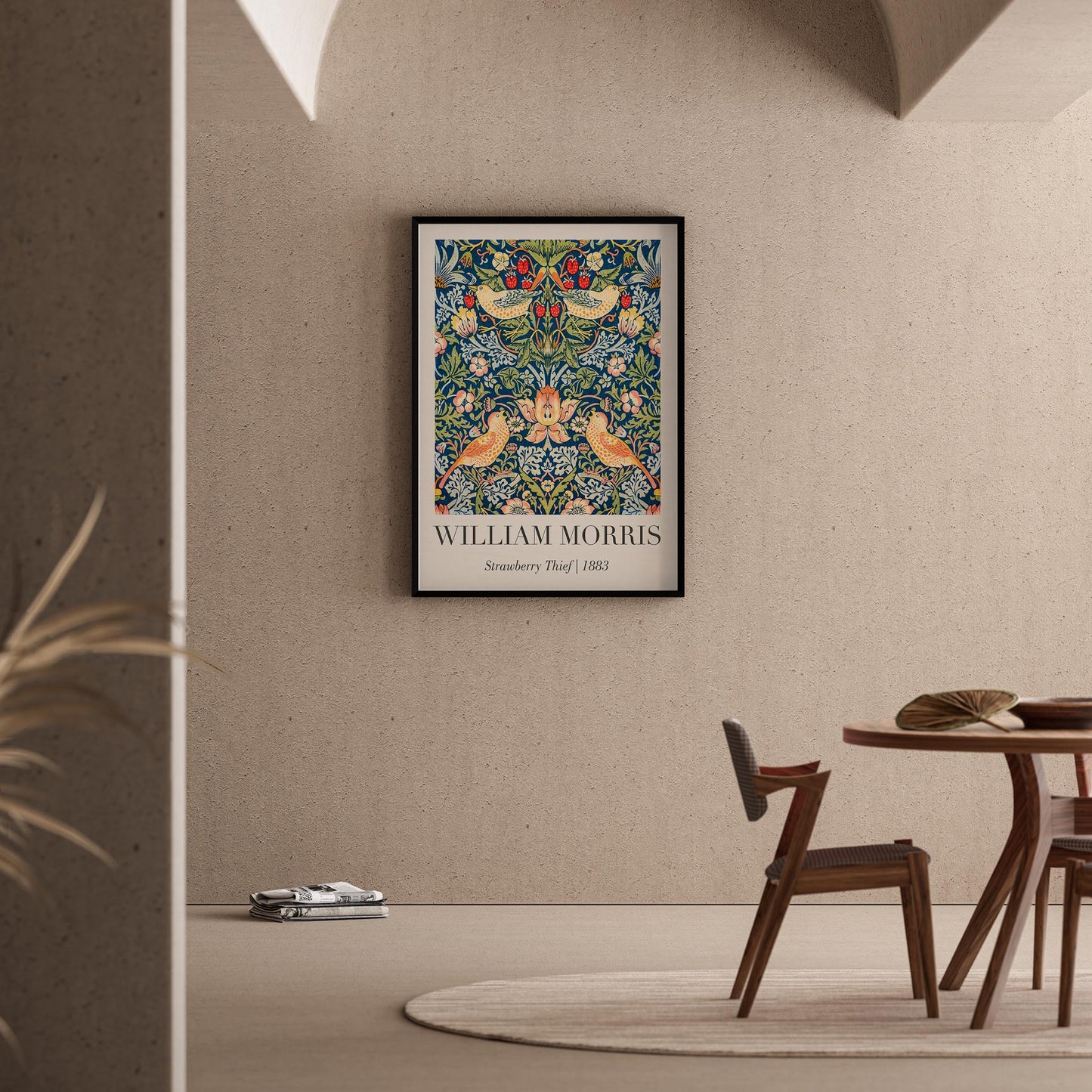 Çilek Hırsızı - William Morris Ahşap Duvar Tablosu