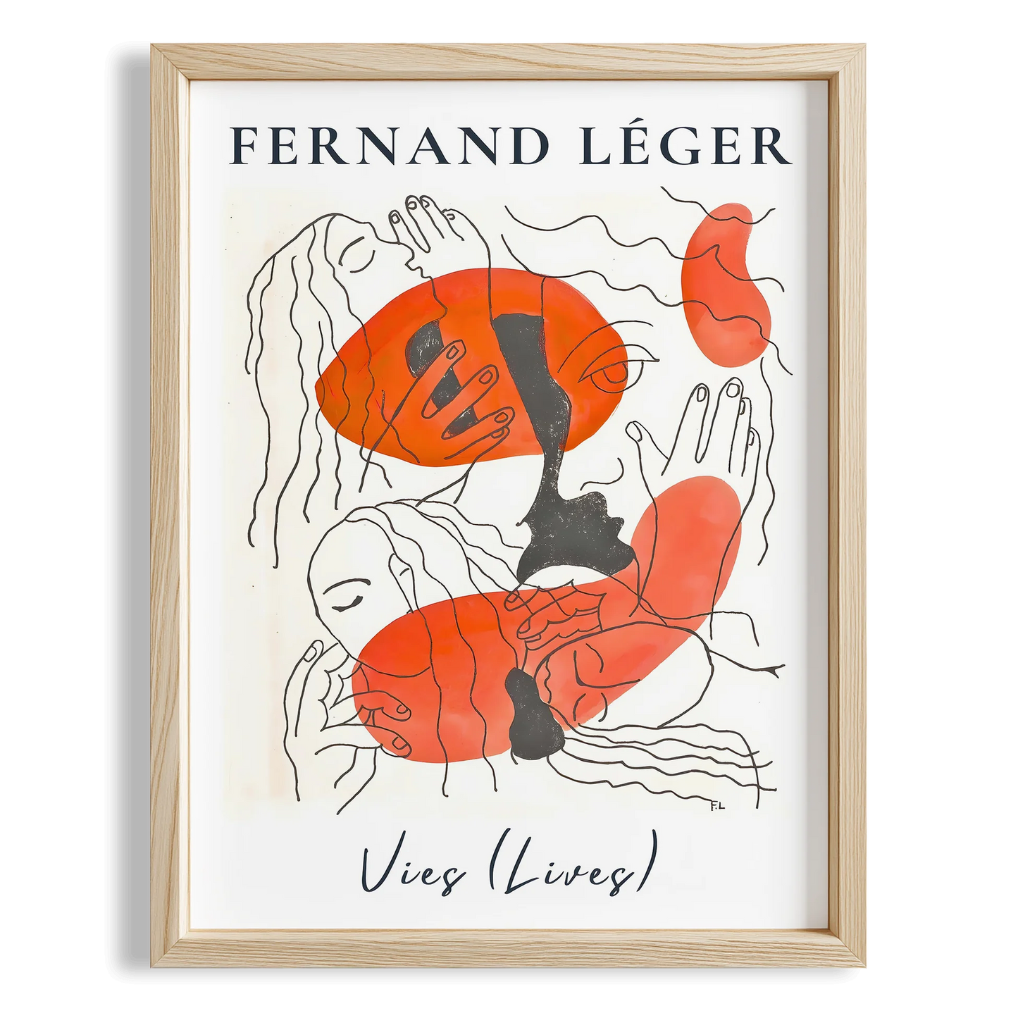 Fernand Leger XIII Duvar Tablosu