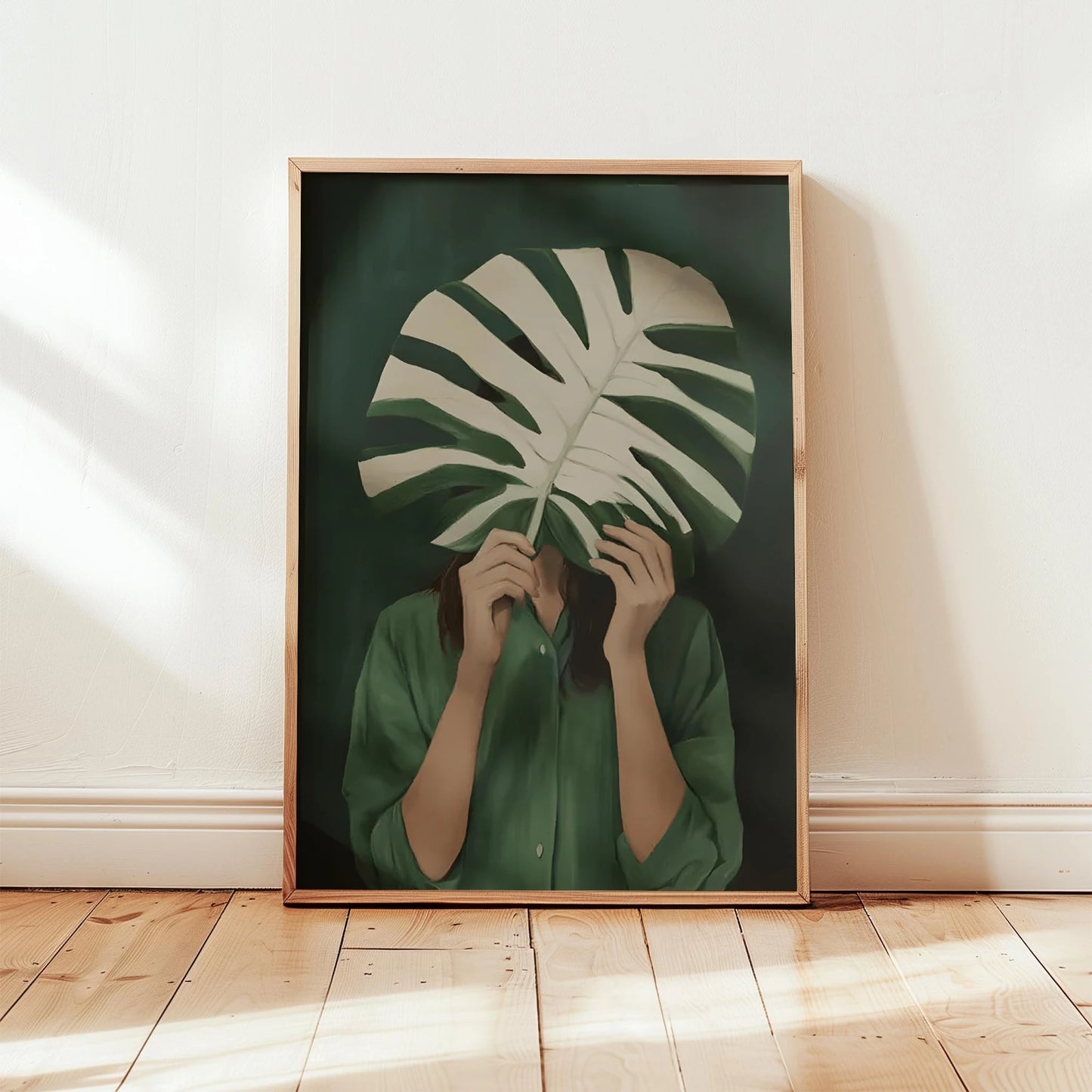 Monstera Yaprakları II - Zümrüt