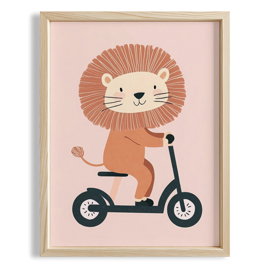 Scooter'lu Aslan - Pembe Fon