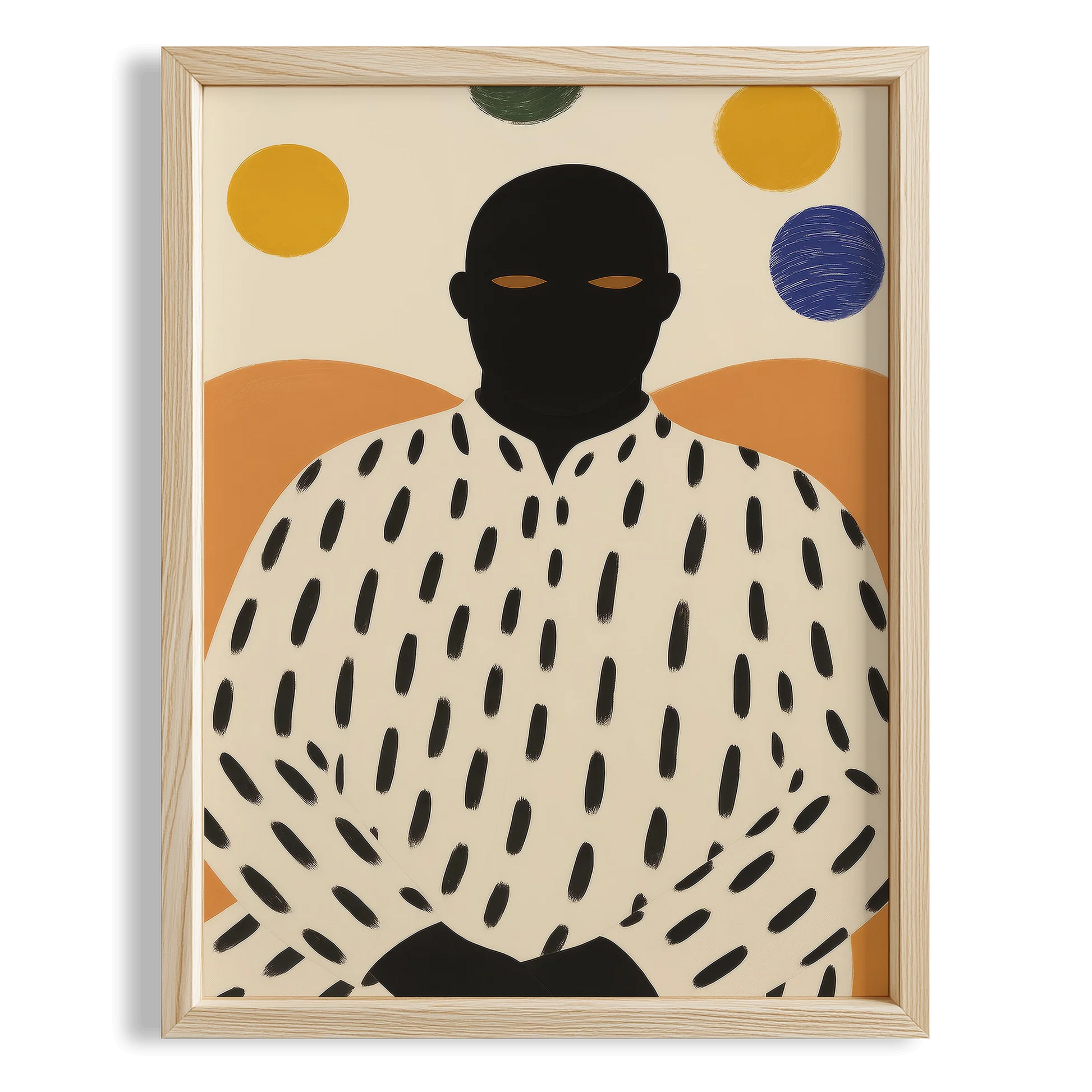 Erkek Portre III - Afro Bohem