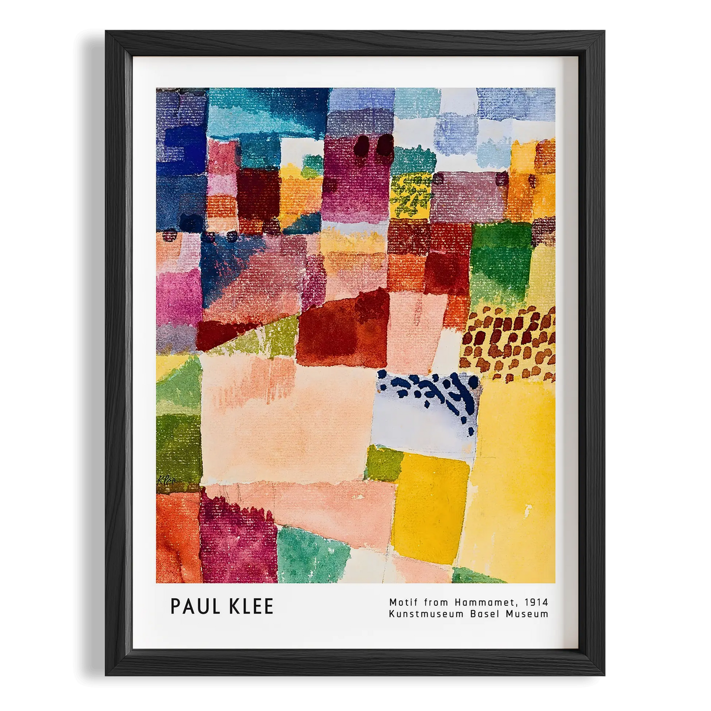 Paul Klee Hammamet'ten Motif 1914 Suluboya I Duvar Tablosu