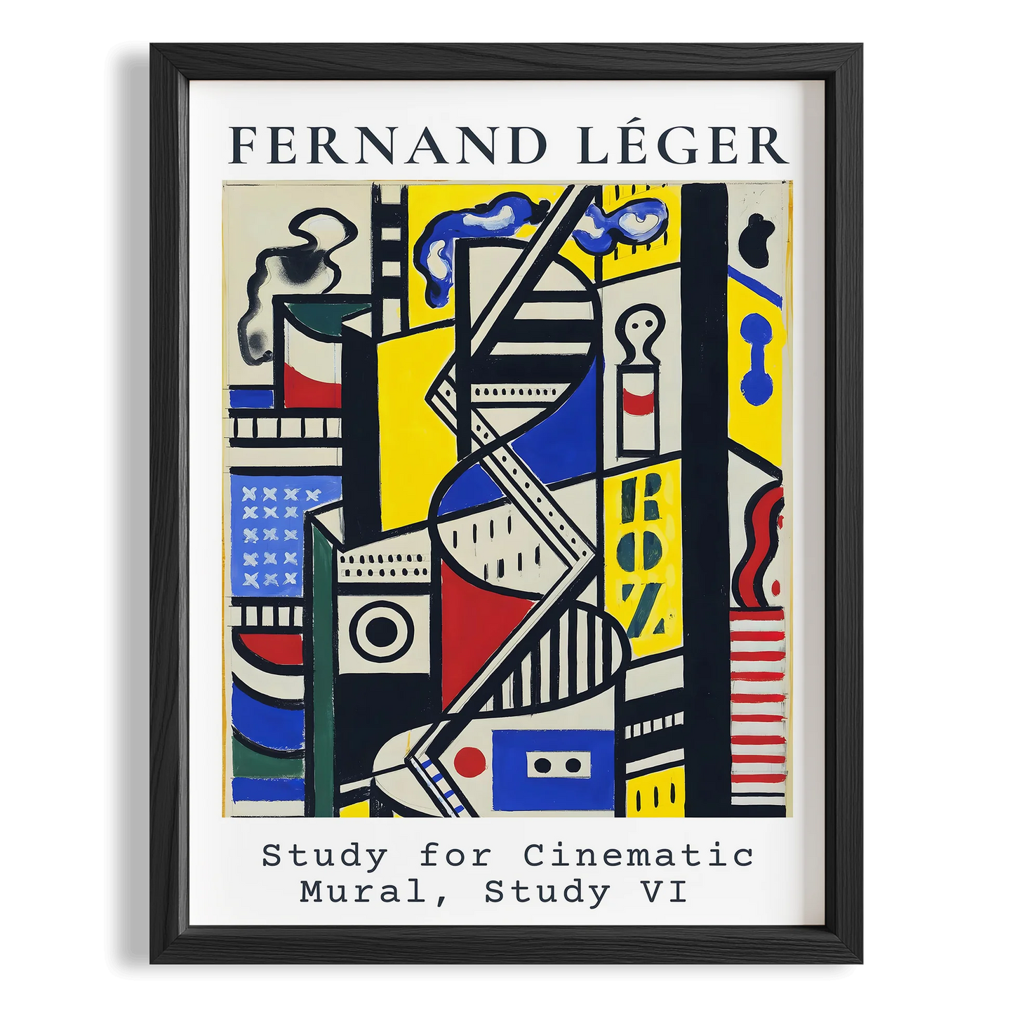 Fernand Leger XXV Duvar Tablosu