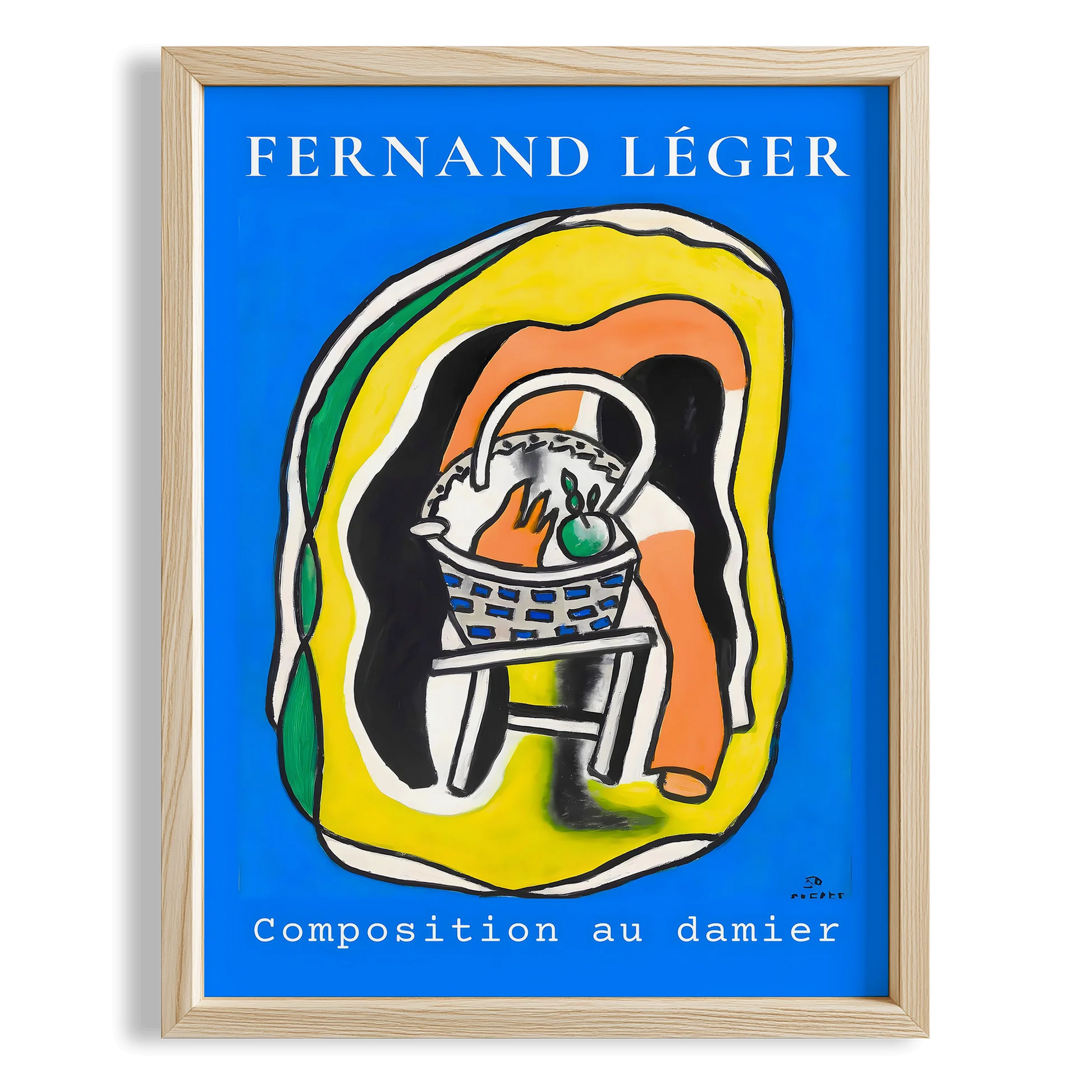 Fernand Leger XVI Duvar Tablosu