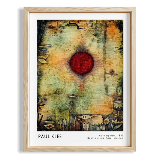 Paul Klee Kenar Notu 1930 Suluboya I Duvar Tablosu