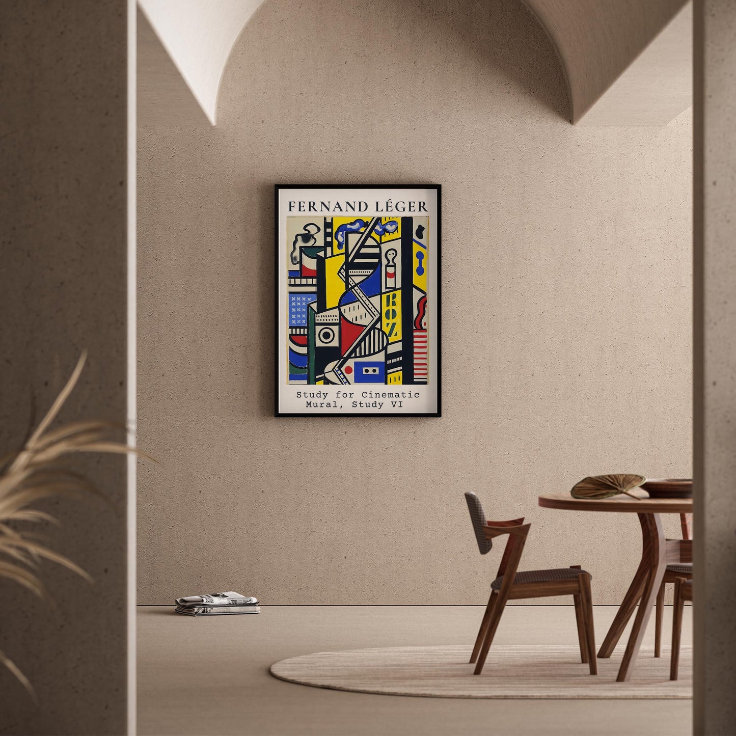Fernand Leger XXV Duvar Tablosu