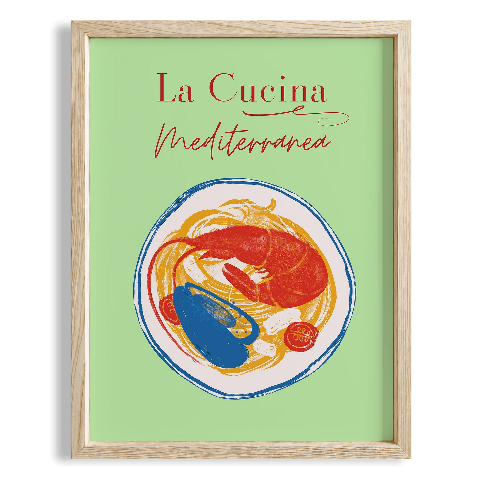 La Cucina Mediterranea Akdeniz İtalya Koleksiyonu Mutfak Duvar Tablosu
