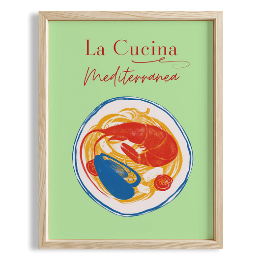 La Cucina Mediterranea Akdeniz İtalya Koleksiyonu Mutfak Duvar Tablosu