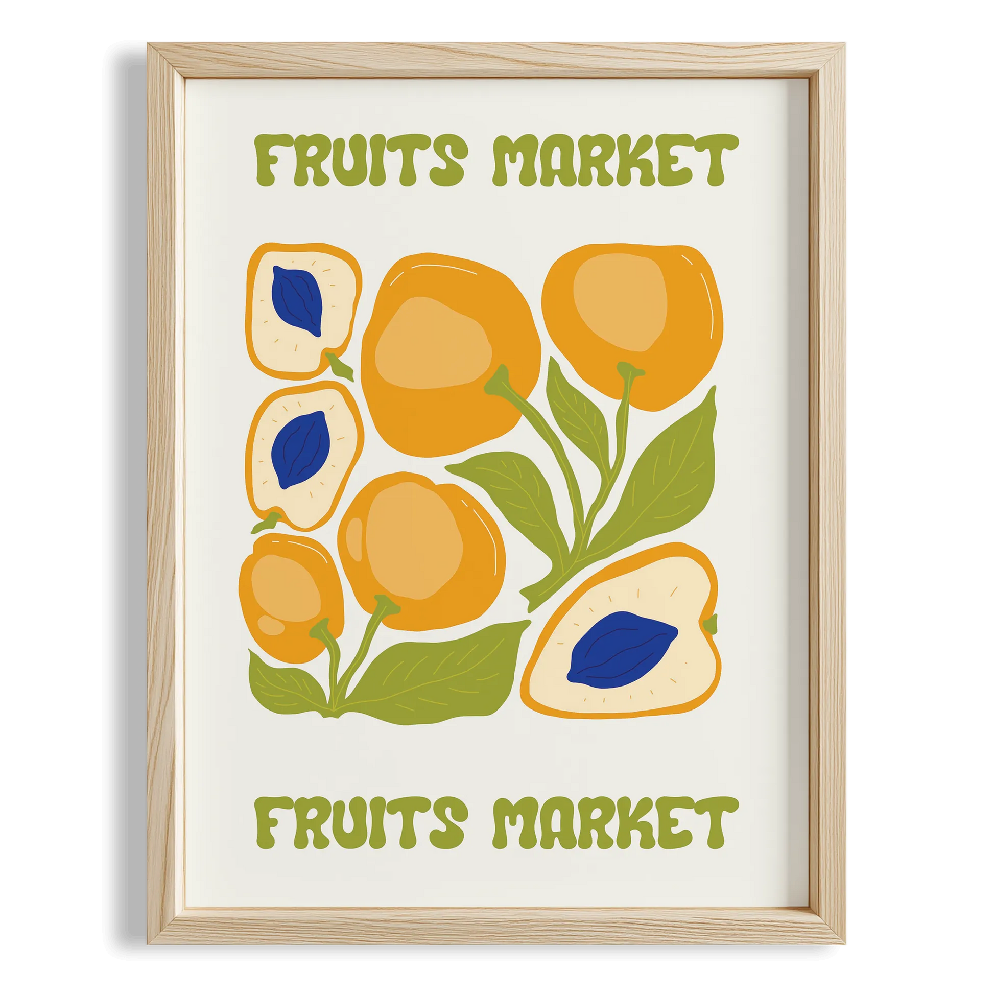 Fruits Market III Meyveler Mutfak Duvar Tablosu
