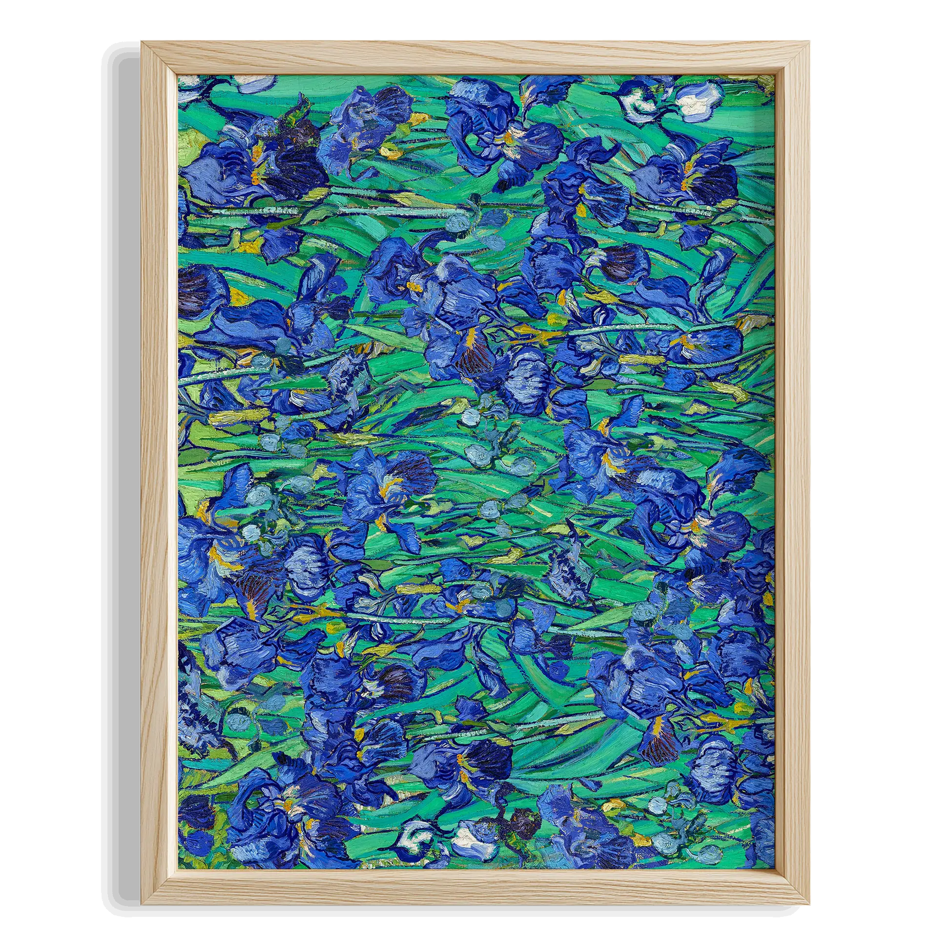 Mavi Desen - Vincent Van Gogh Ahşap Duvar Tablosu