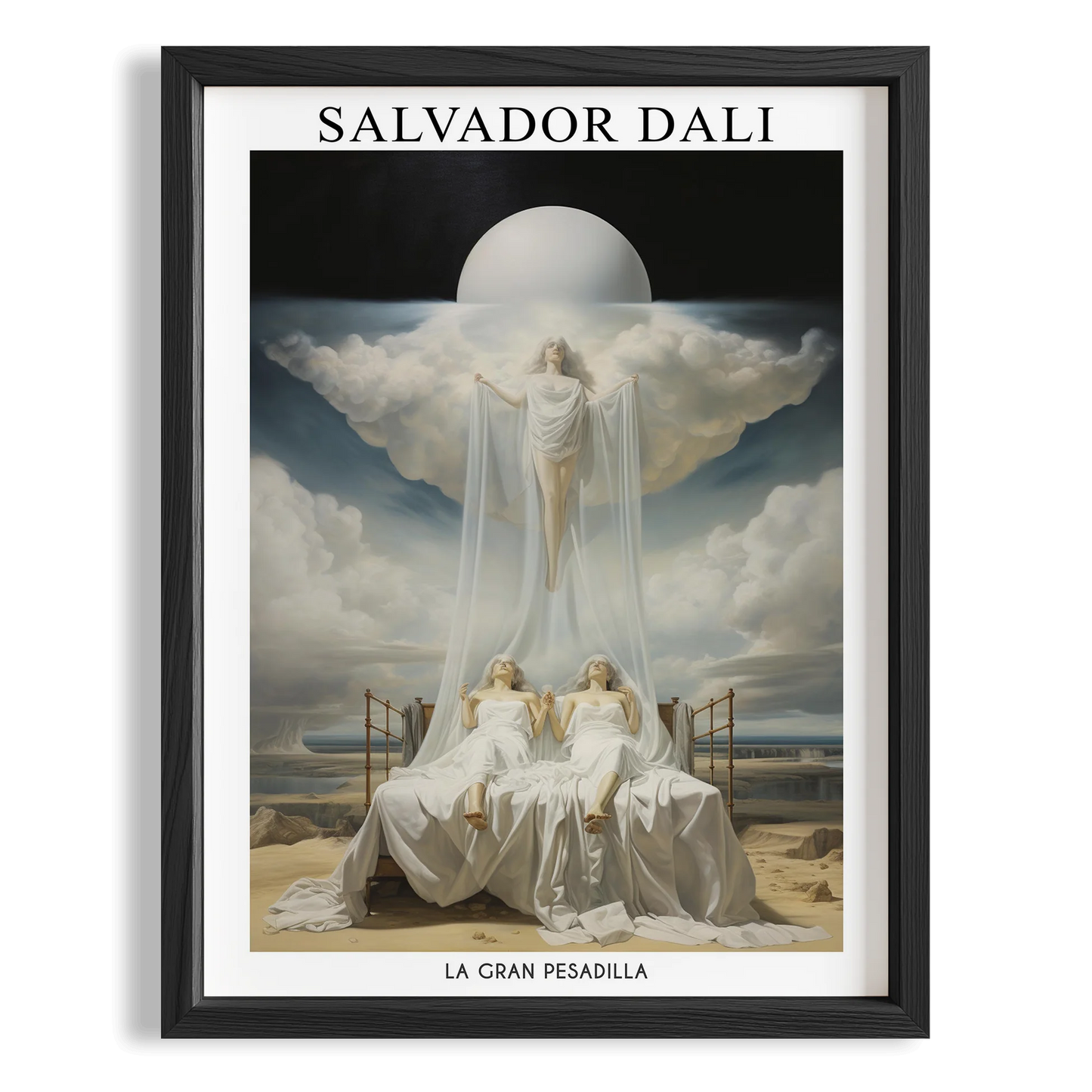 İlahi Taht - Salvador Dali Ahşap Duvar Tablosu