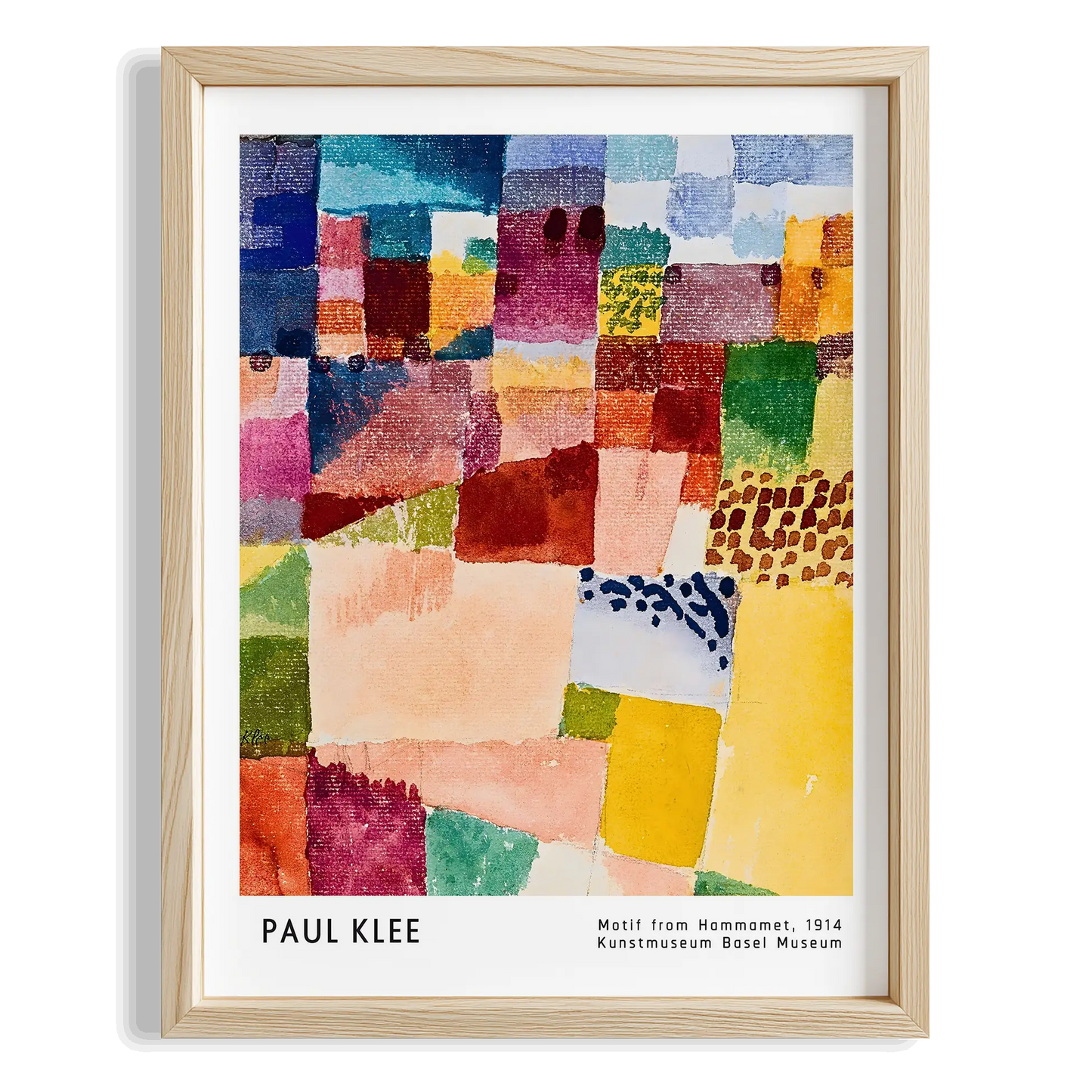 Paul Klee Hammamet'ten Motif 1914 Suluboya I Duvar Tablosu