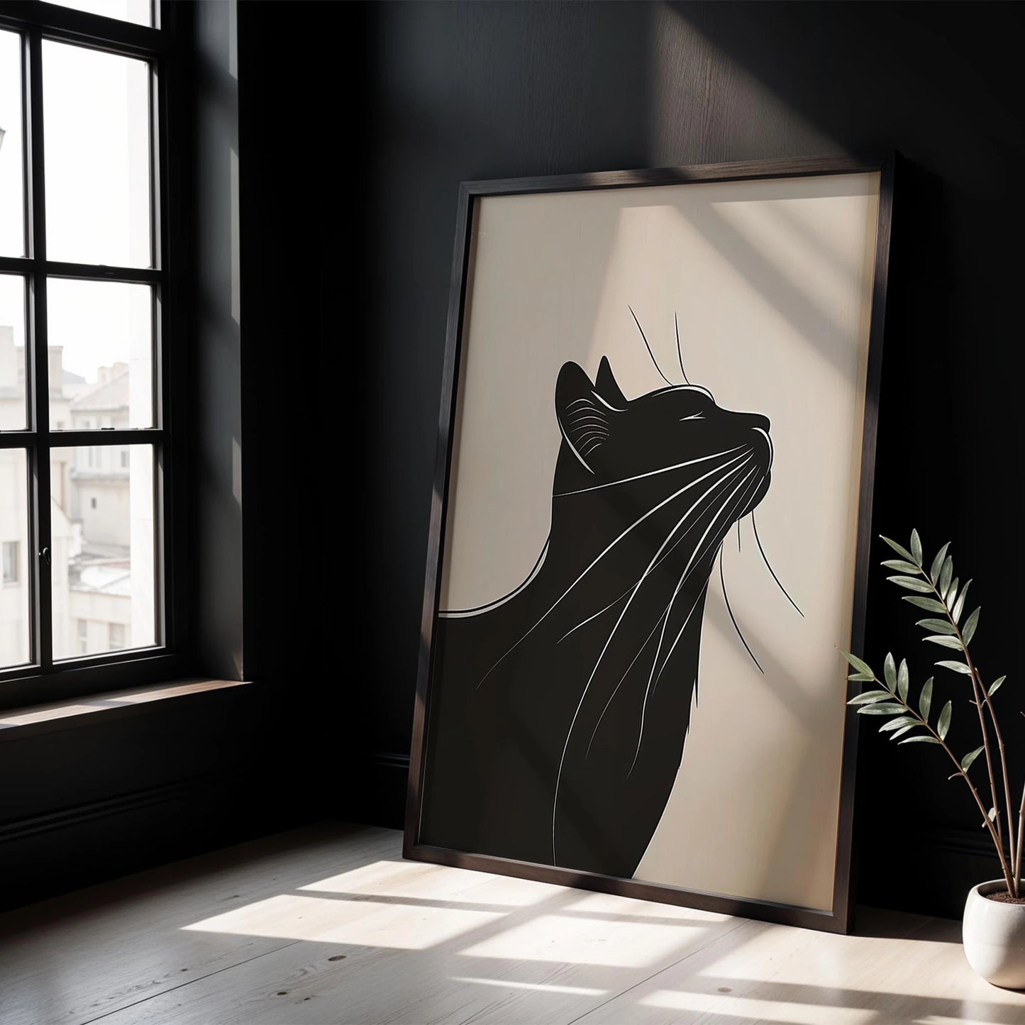 Kedi Portre III - Minimalist