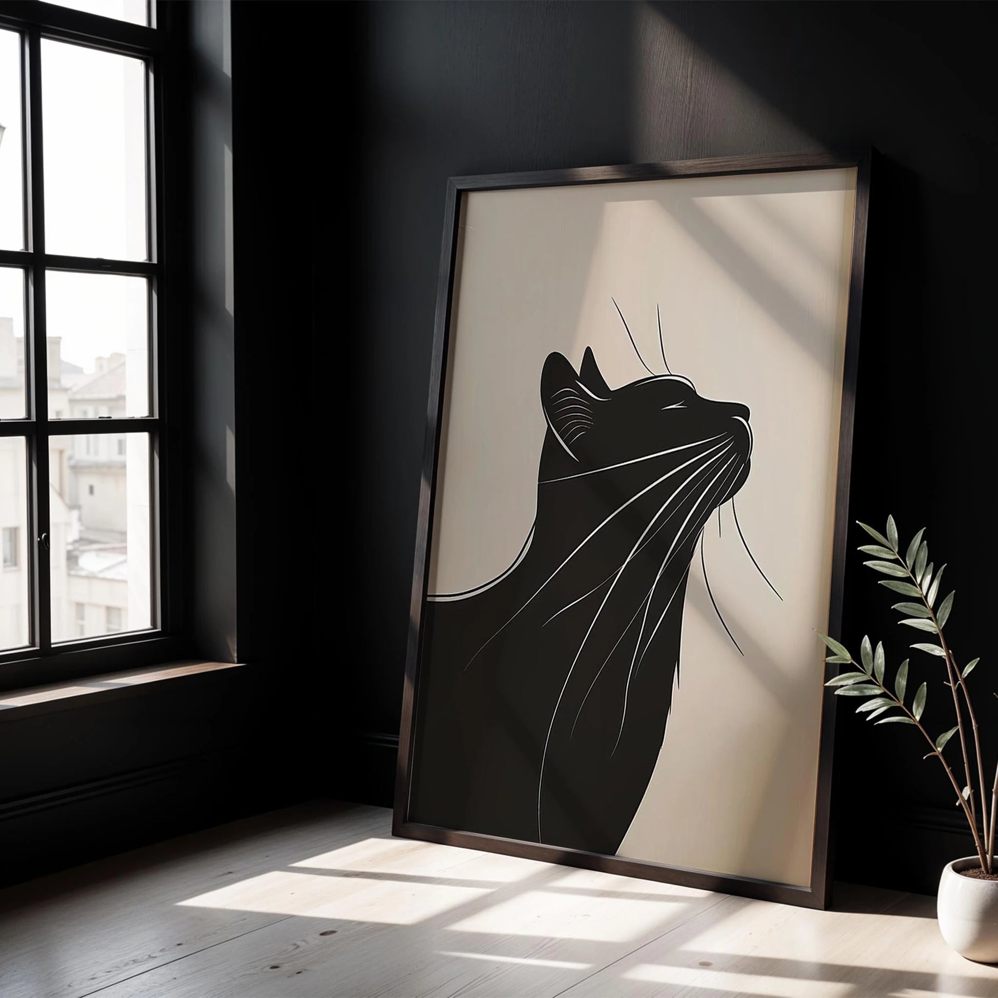 Kedi Portre III - Minimalist