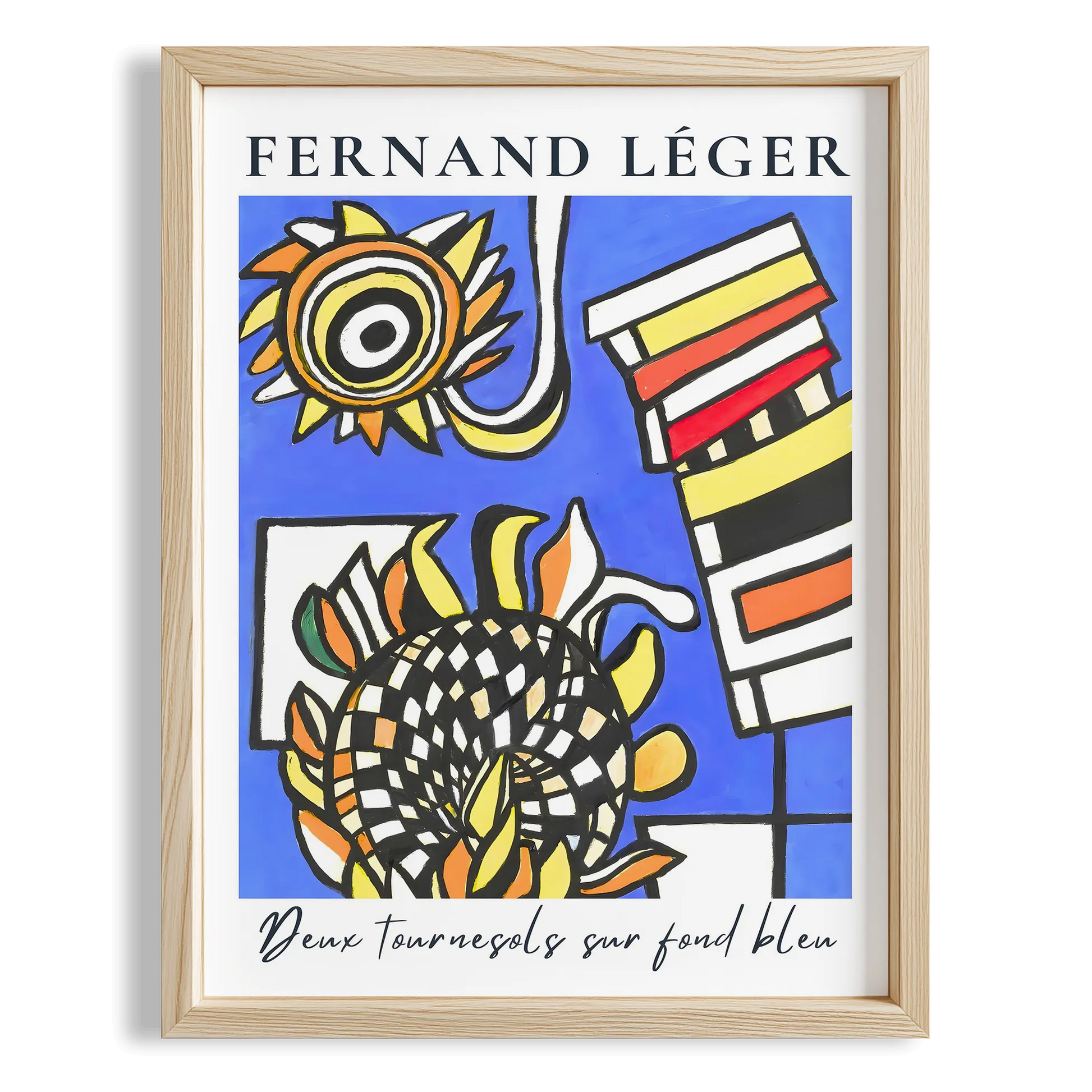 Fernand Leger XIX Duvar Tablosu