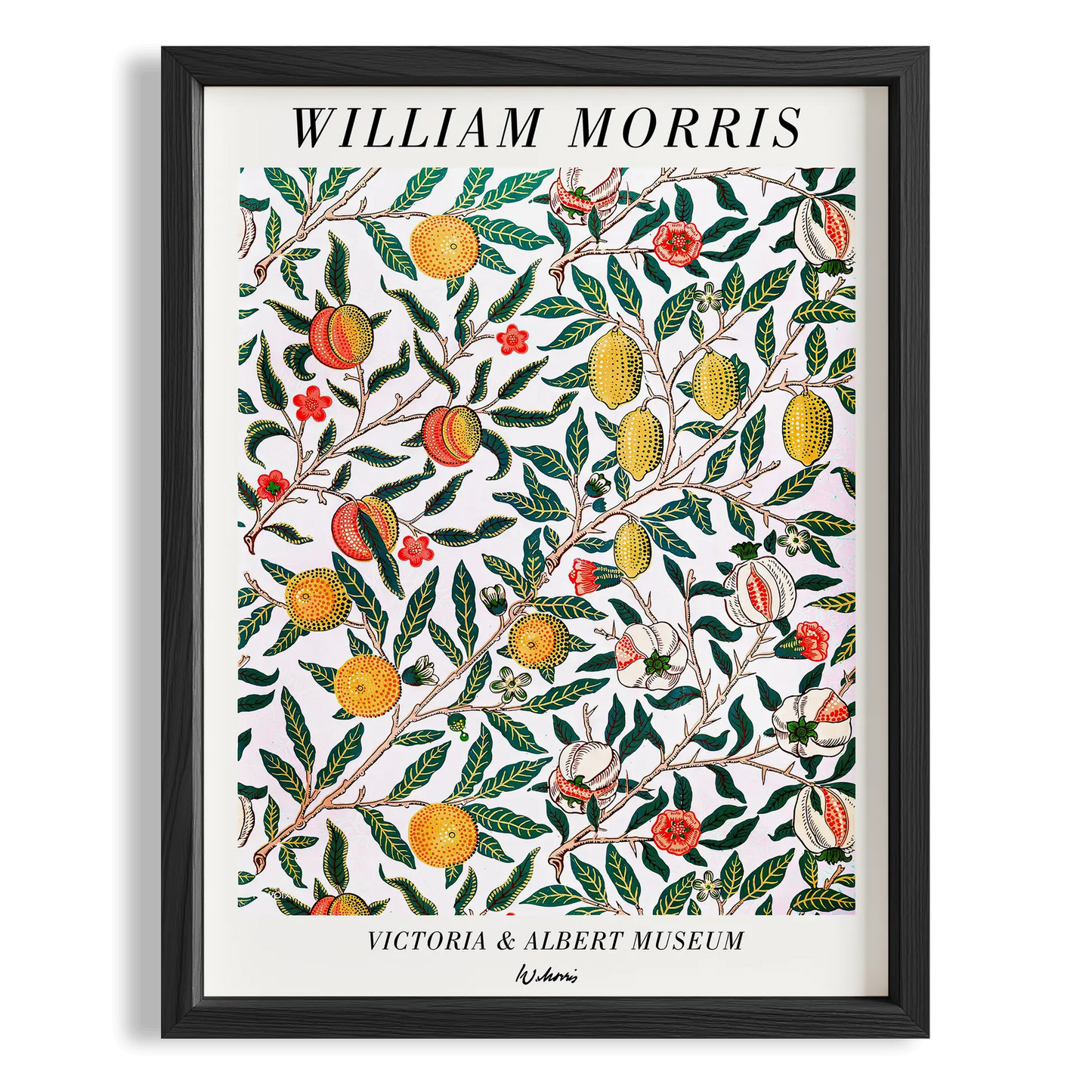 Meyve Bahçesi - William Morris Ahşap Duvar Tablosu