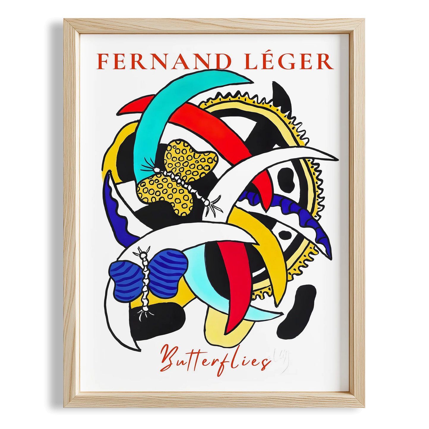 Fernand Leger VI Duvar Tablosu