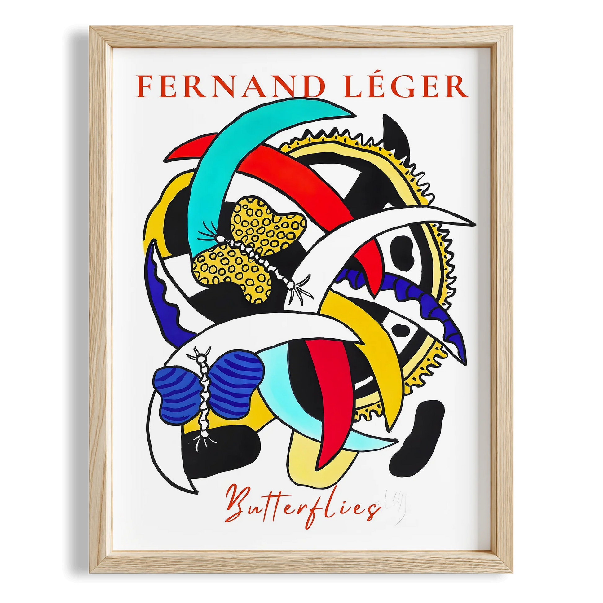 Fernand Leger VI Duvar Tablosu