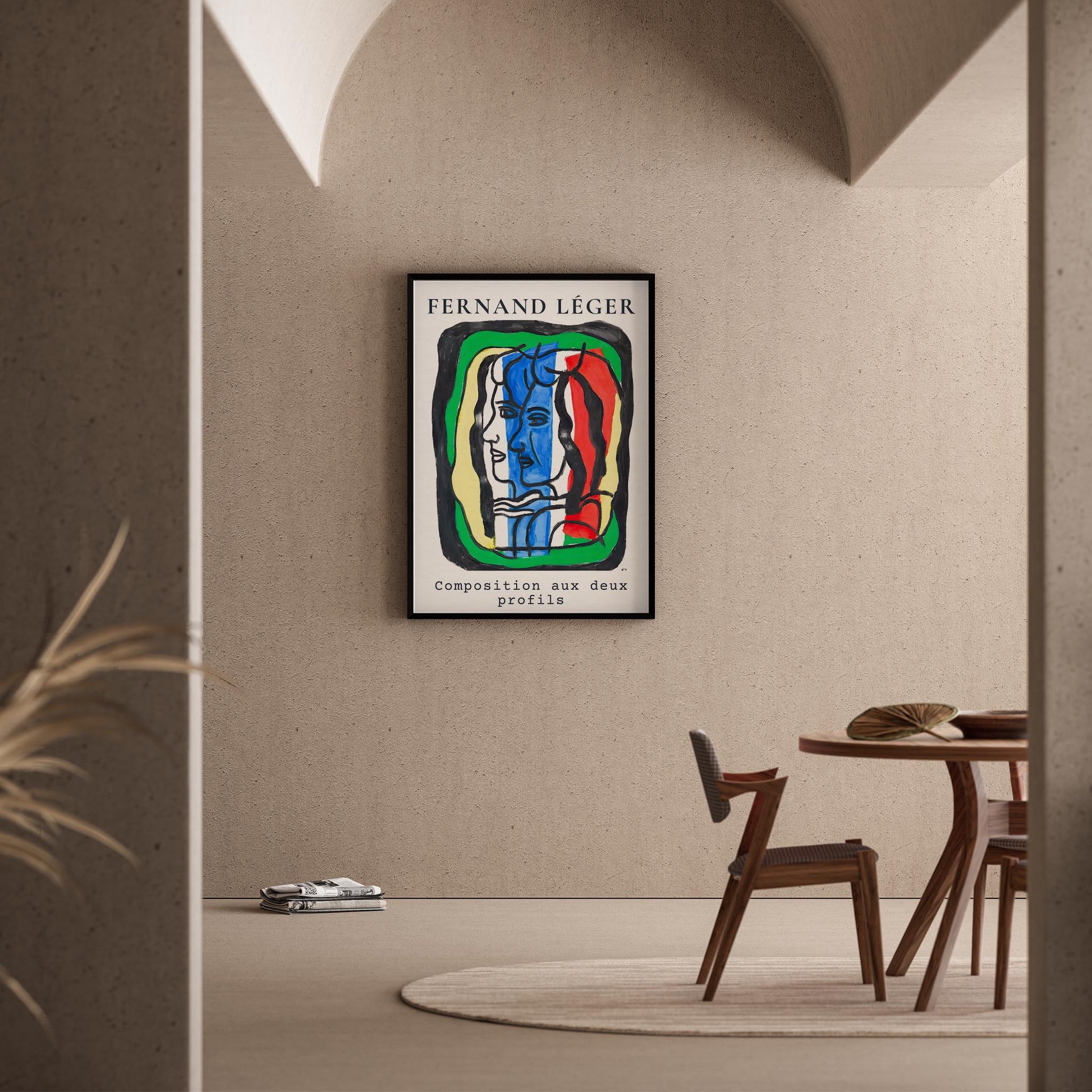 Fernand Leger XXII Duvar Tablosu