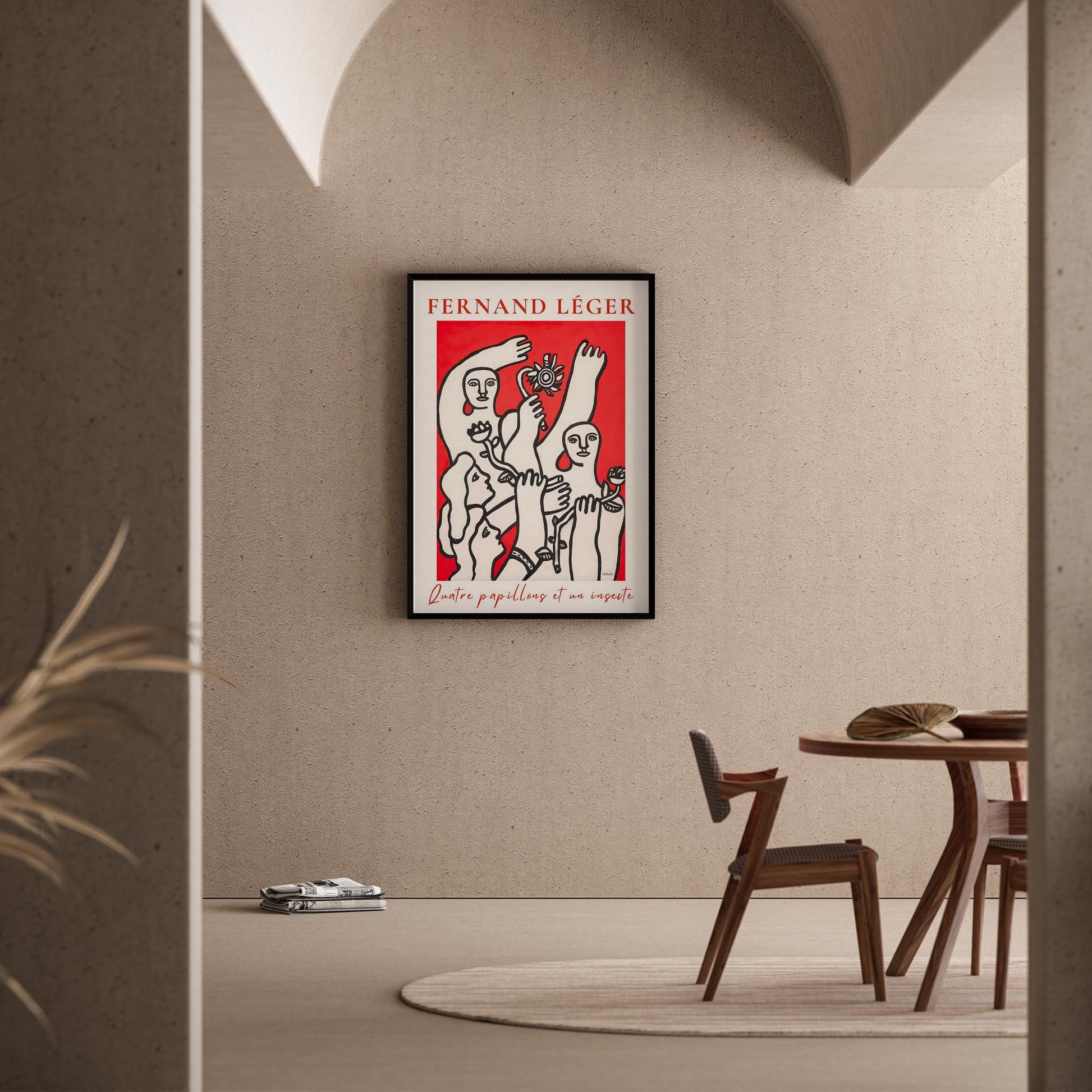 Fernand Leger 38 Duvar Tablosu