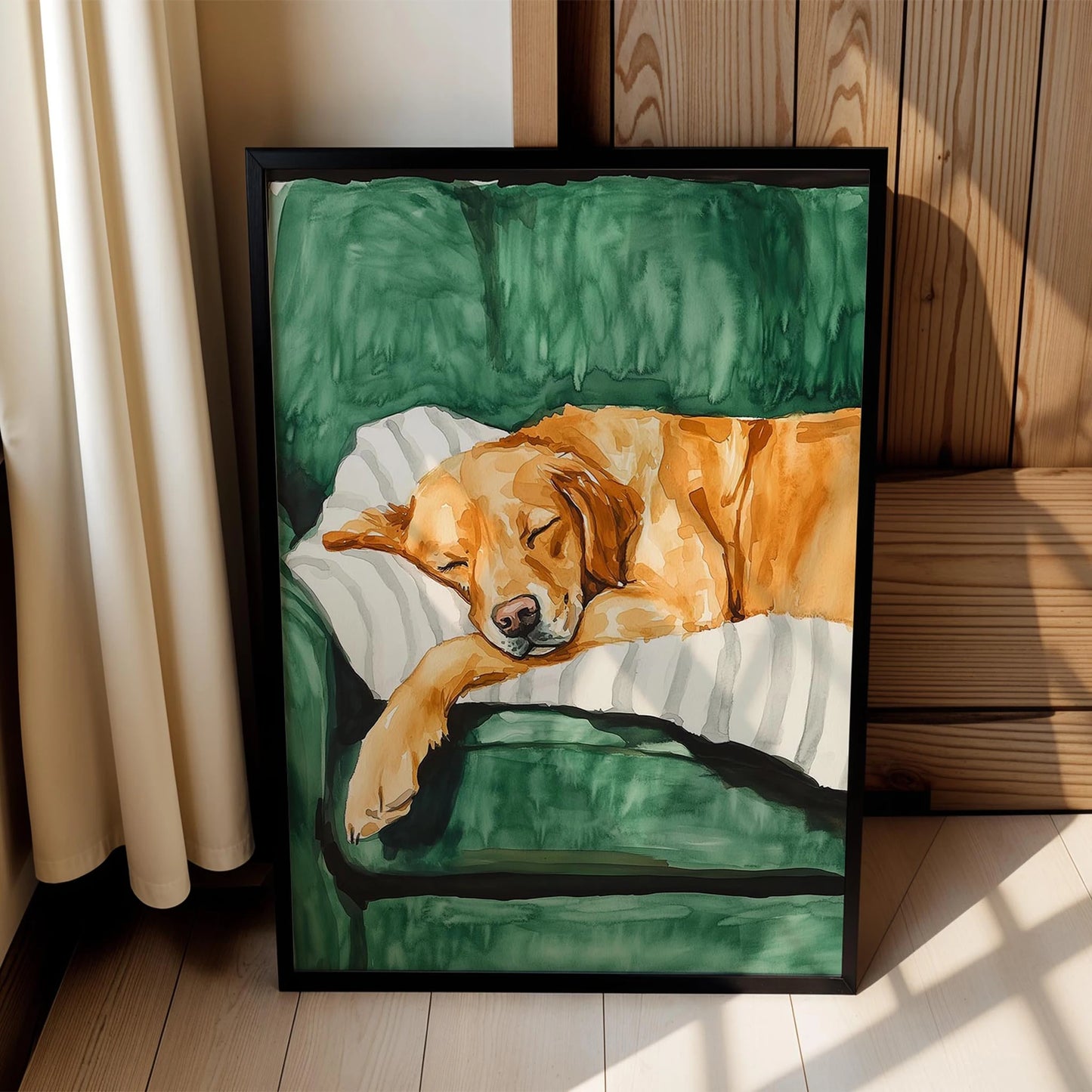 Köpek Portre XIII - Golden Retriever Zümrüt