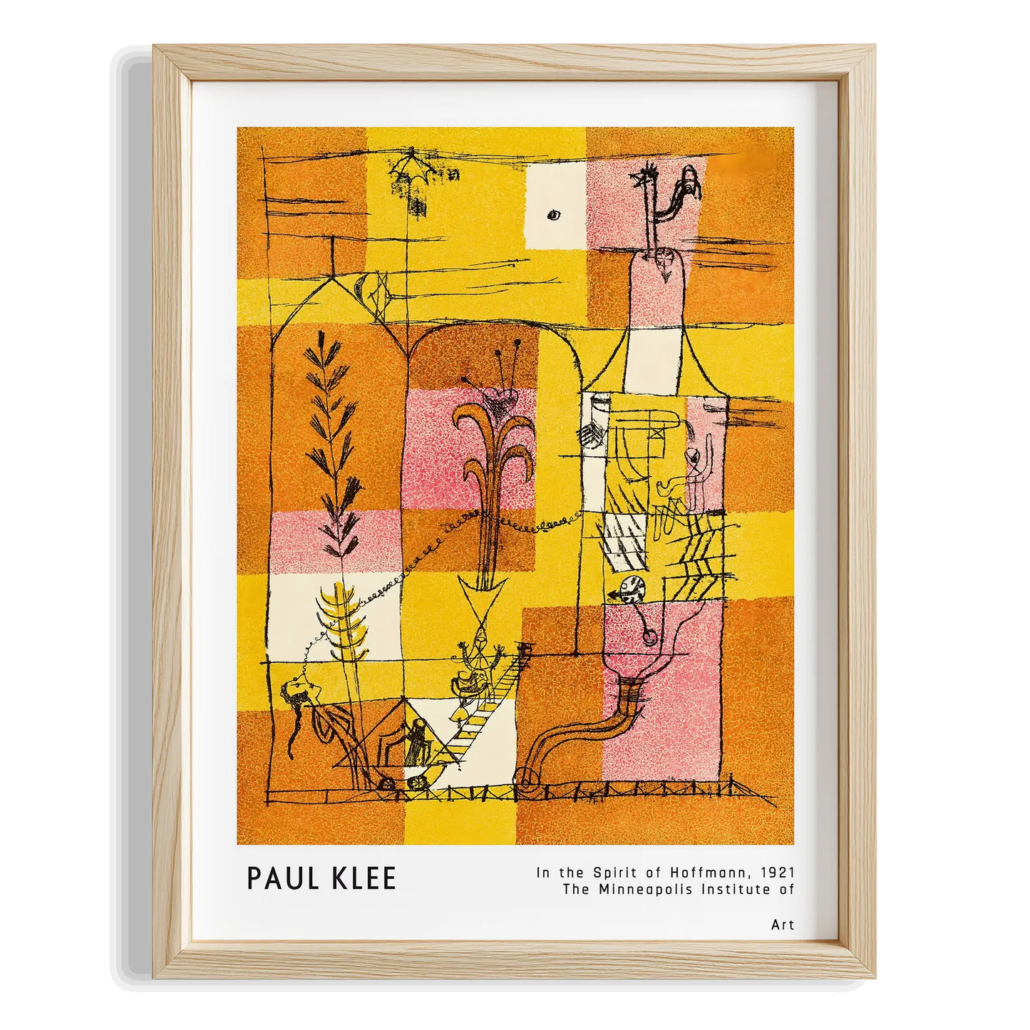 Paul Klee Hoffman Ruhu Eşliğinde 1921 Suluboya I Duvar Tablosu
