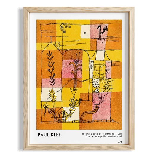 Paul Klee Hoffman Ruhu Eşliğinde 1921 Suluboya I Duvar Tablosu