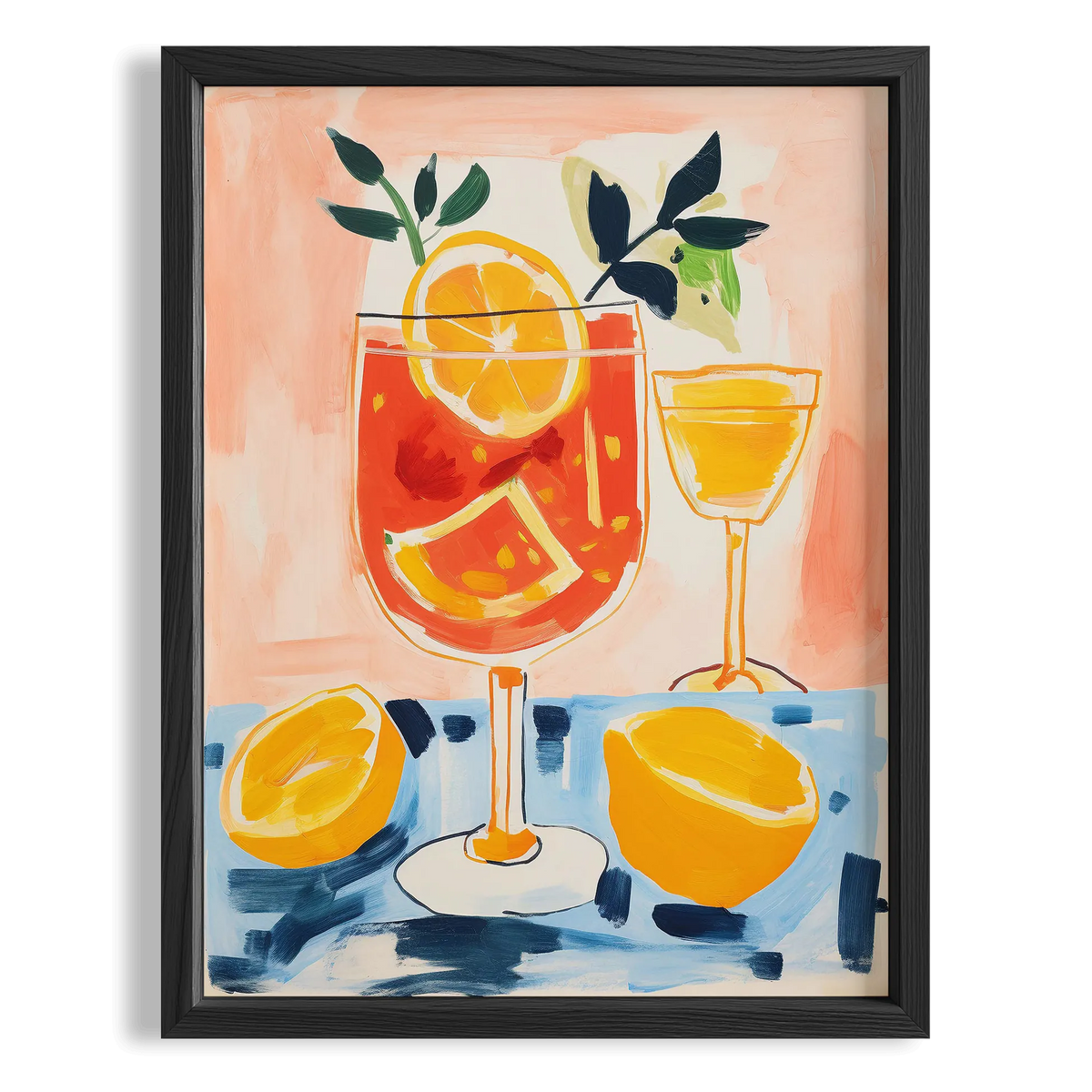 Aperol Kokteyl Mutfak Duvar Tablosu