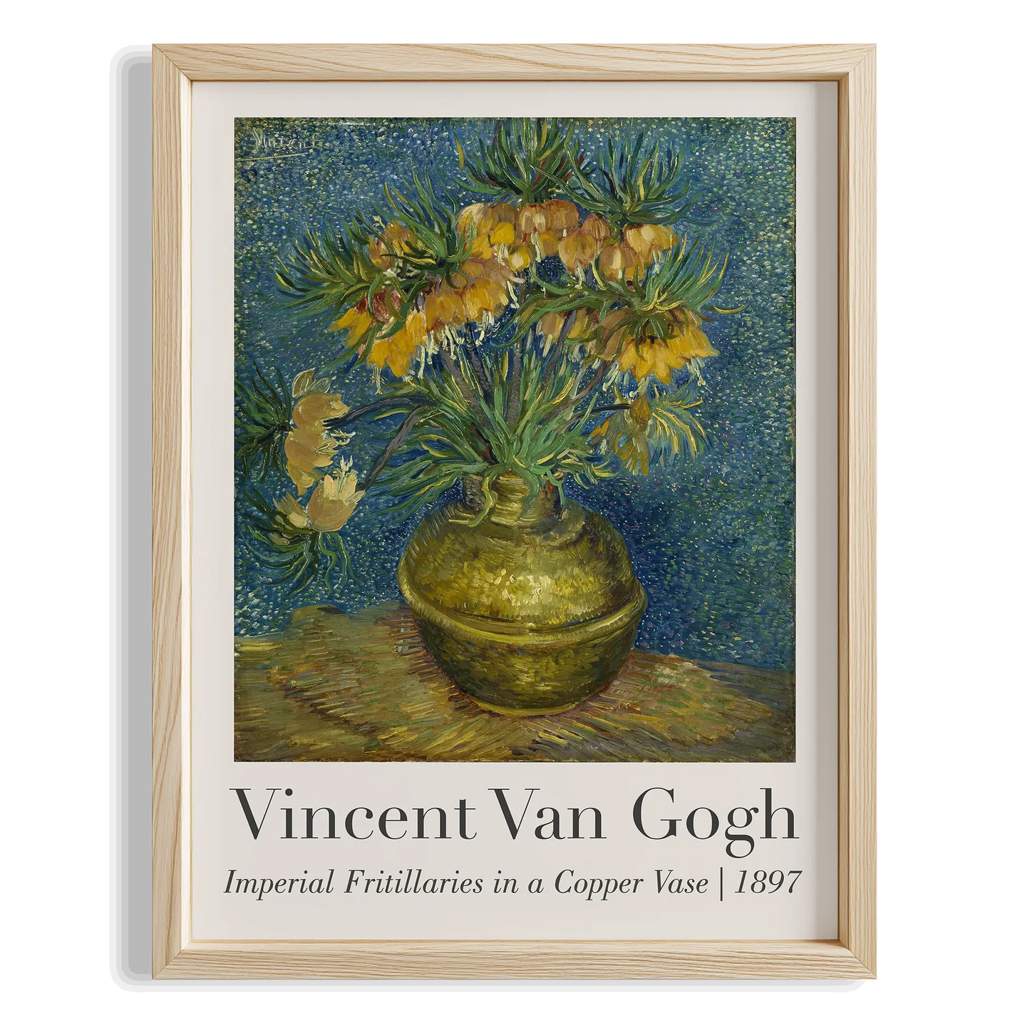 İmparatorluk Süsenleri - Vincent Van Gogh Ahşap Duvar Tablosu