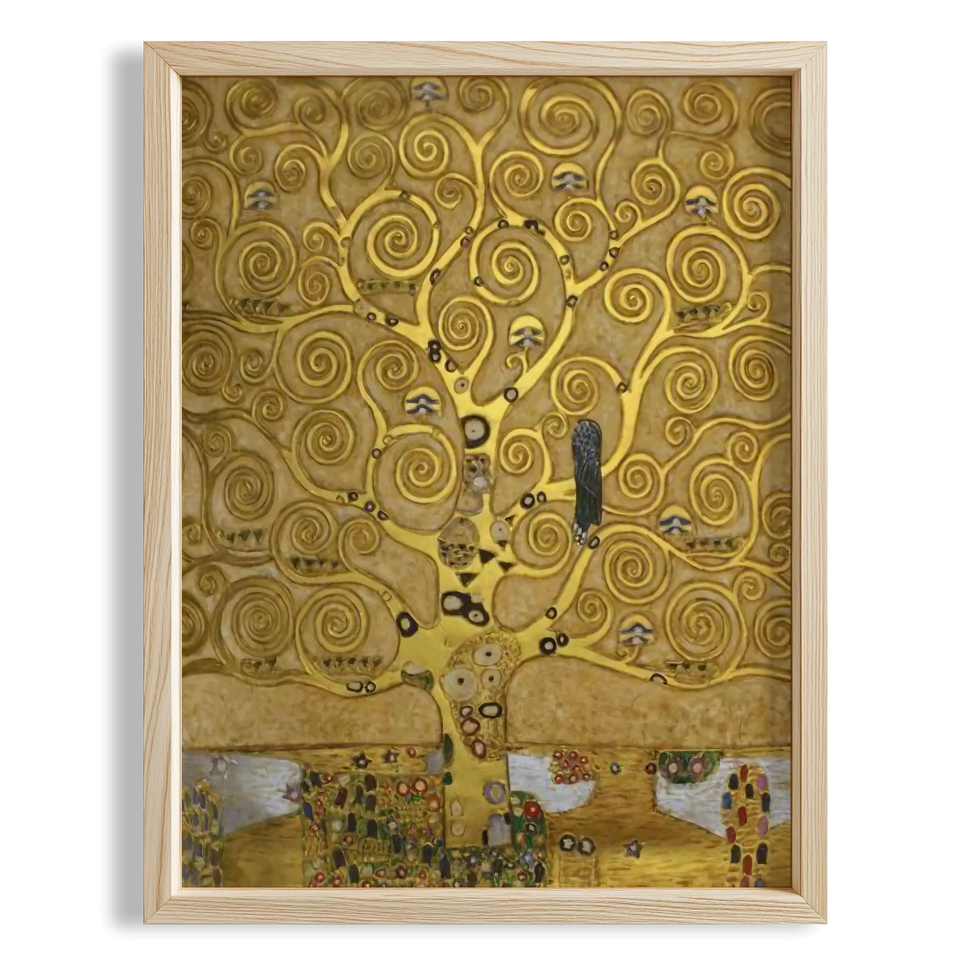 Hayat Ağacı - Gustav Klimt Ahşap Duvar Tablosu