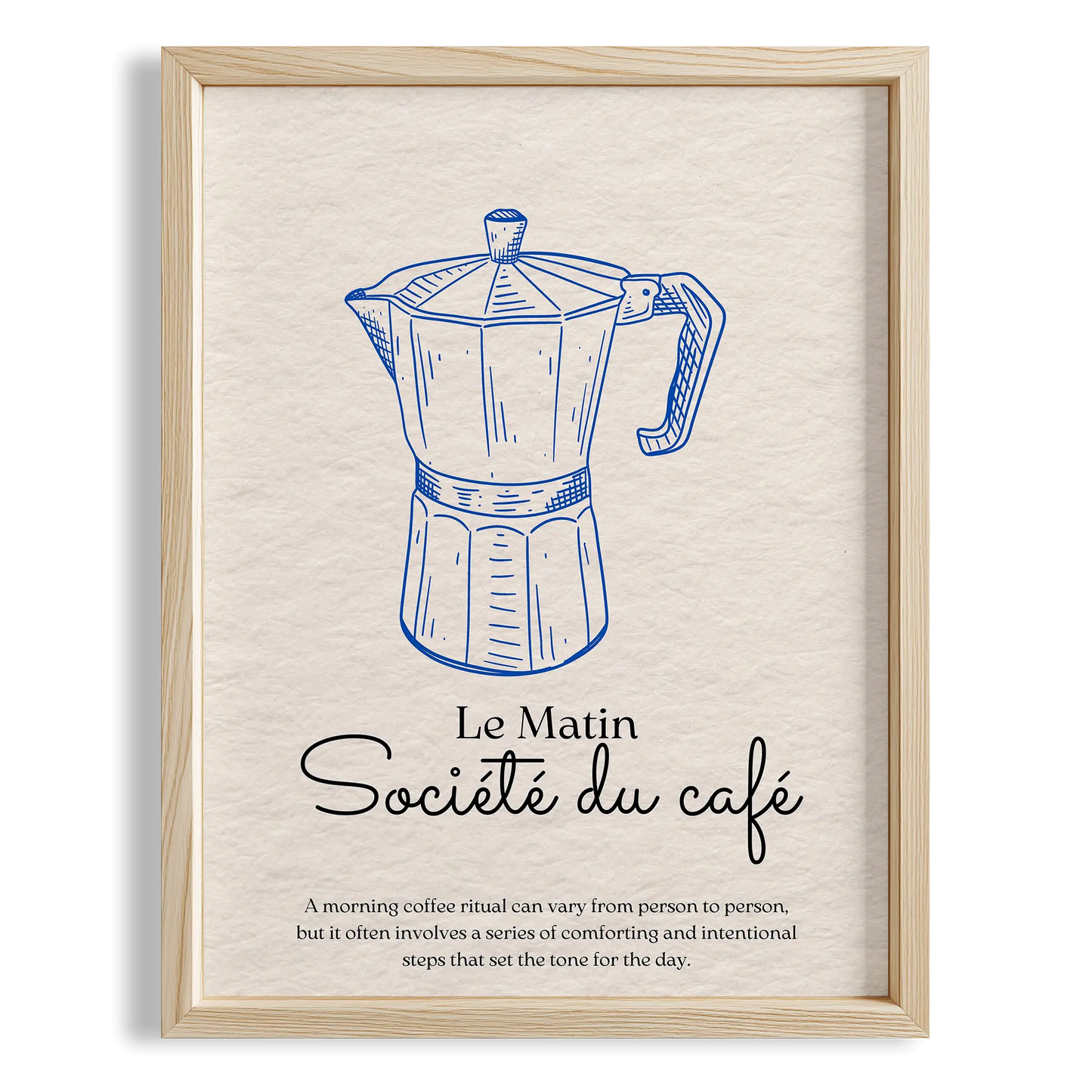 Le Matin Café Fransız Sabah Koleksiyonu Mutfak Duvar Tablosu