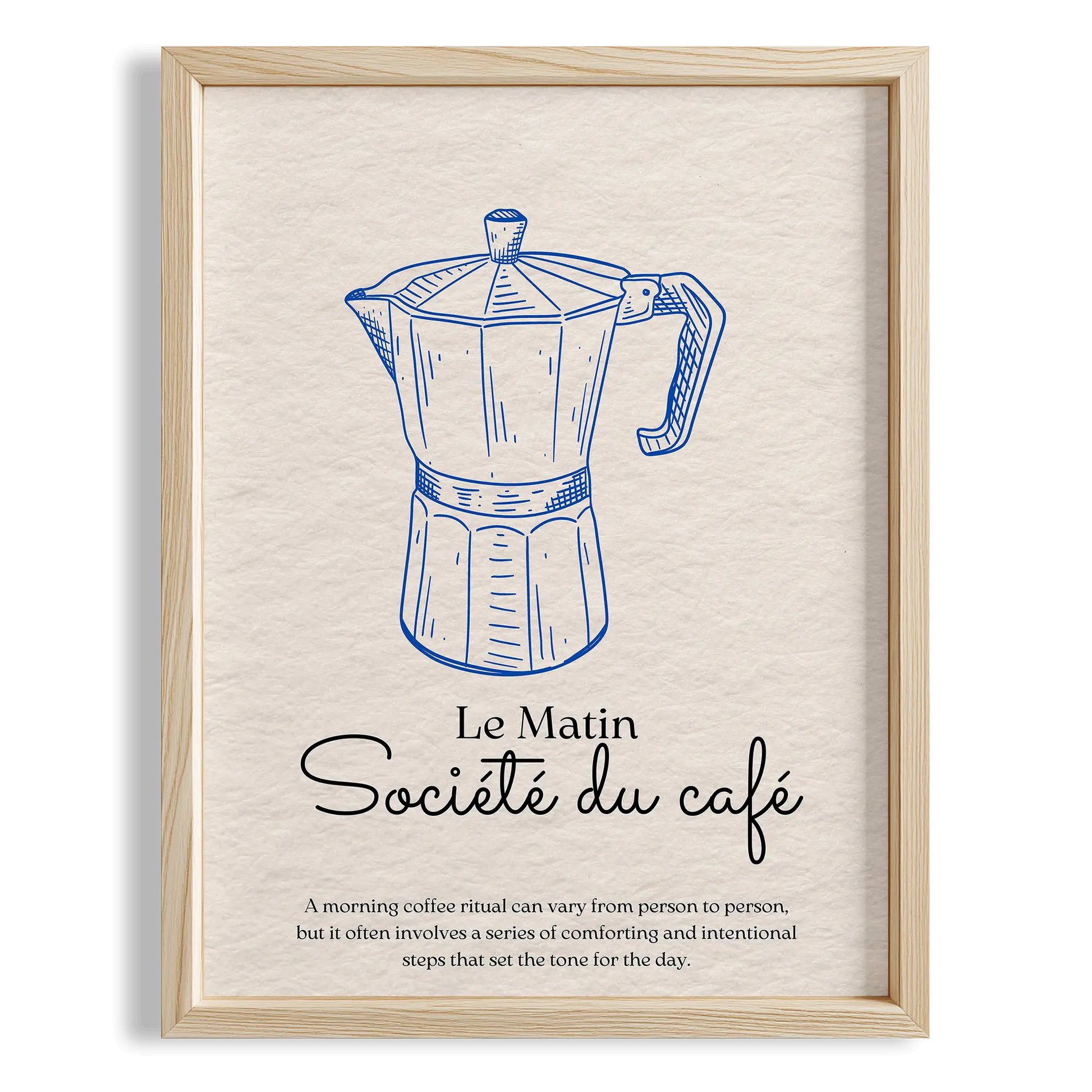 Le Matin Café Fransız Sabah Koleksiyonu Mutfak Duvar Tablosu