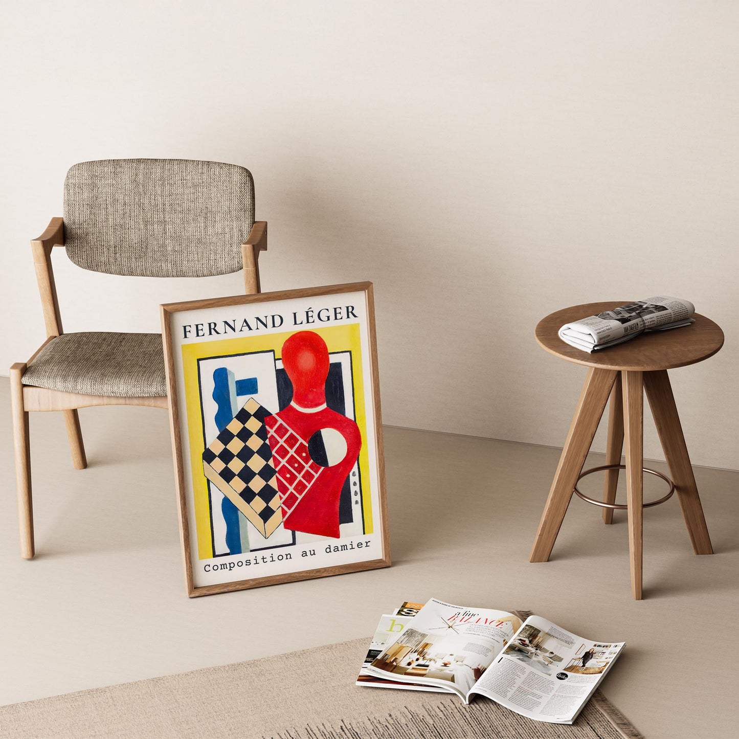 Fernand Leger XII Duvar Tablosu
