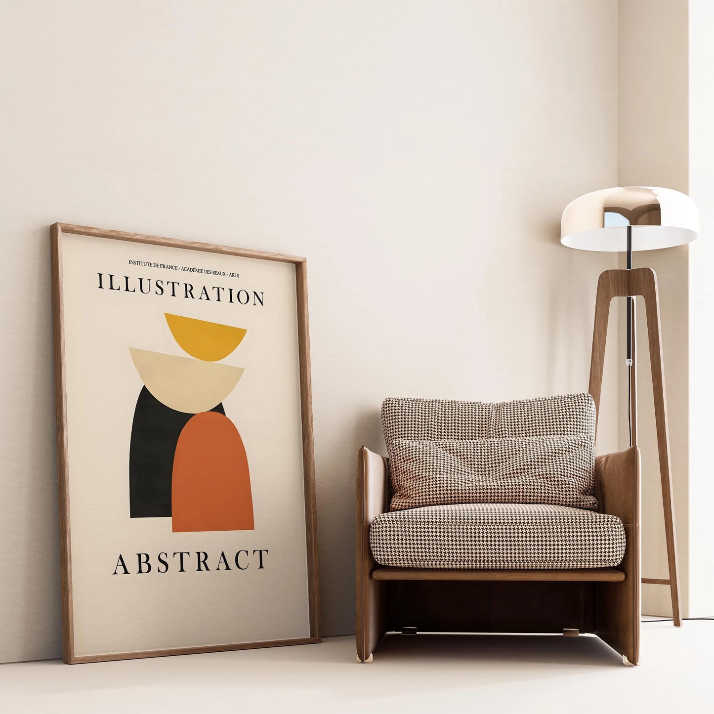Matisse Kağıt Kesimleri Serisi Abstract Modern Formlar I Duvar Tablosu