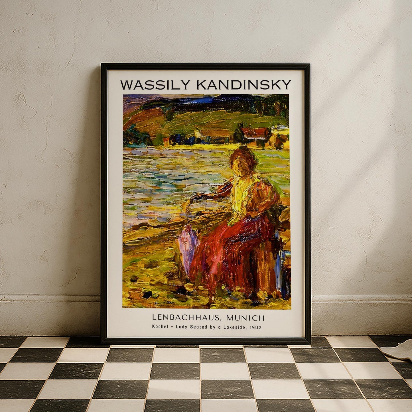 Kochel - Lady Seated by a Lakeside