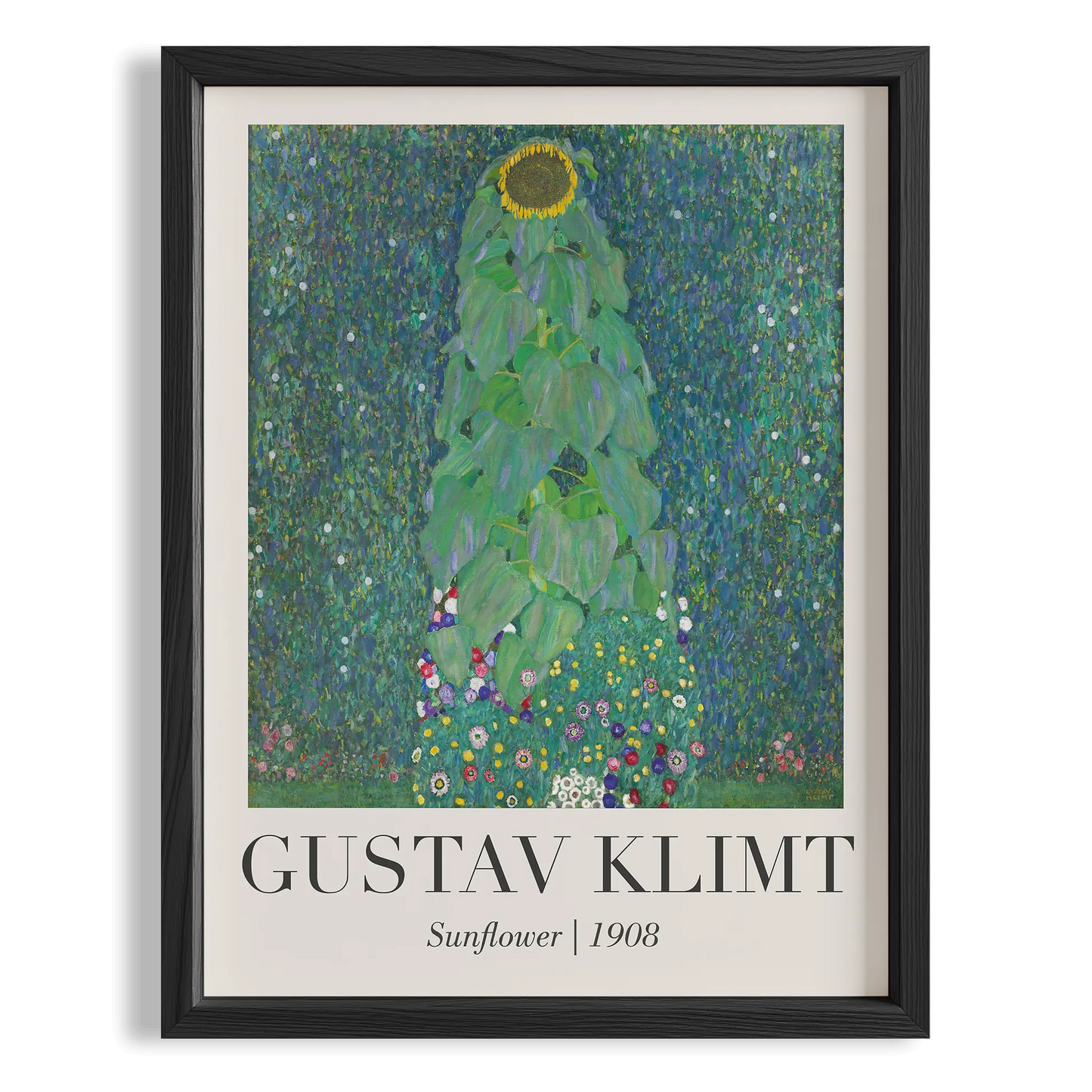 Ayçiçeği - Gustav Klimt Ahşap Duvar Tablosu